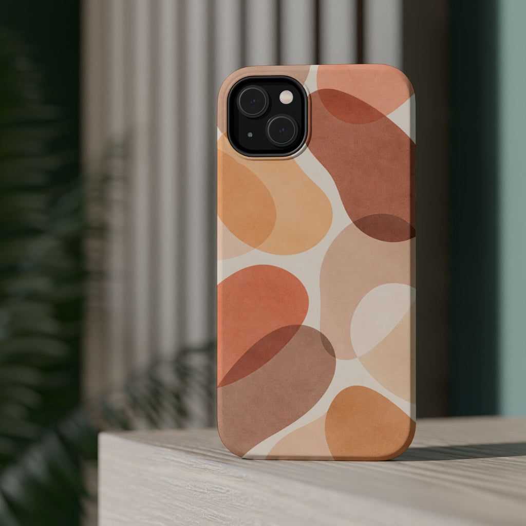 Abstract Terracotta Magnetic Impact Phone Case