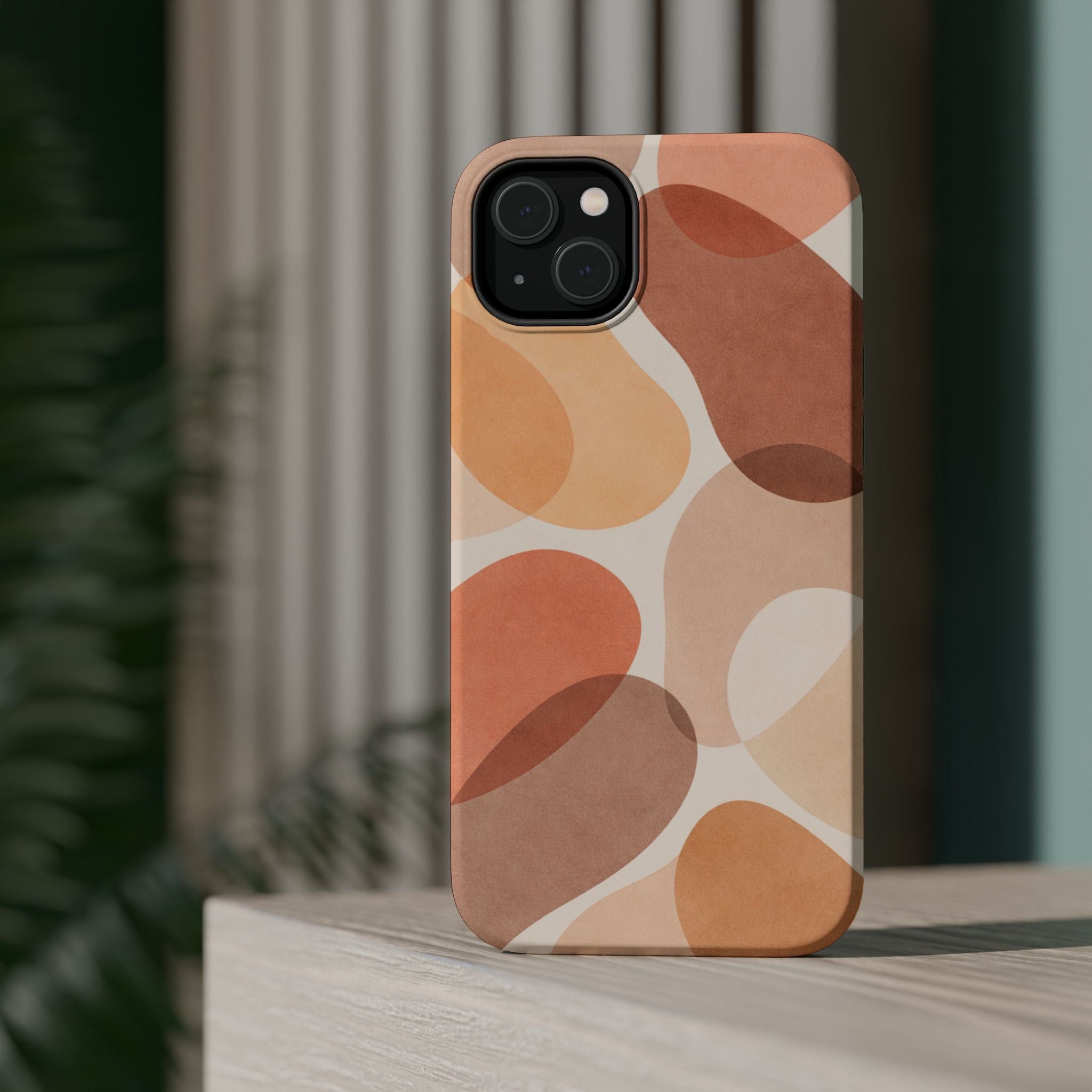 Abstract Terracotta Magnetic Impact Phone Case