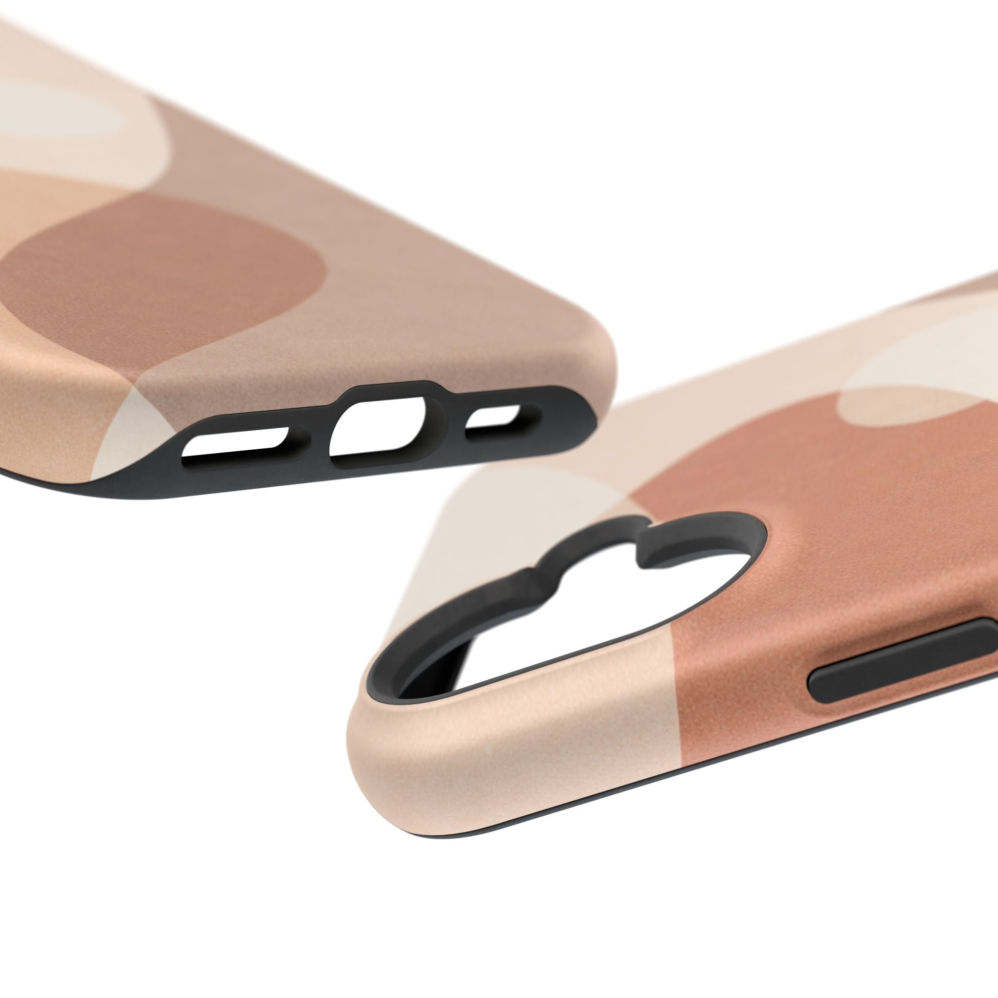 Abstract Earth-Tone Magnetic Impact Phone Case