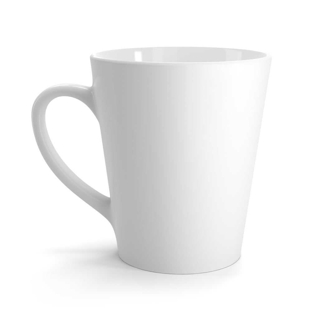 Latte Mug — Minimal White Ceramic Coffee Cup (Cafe Classic Design)