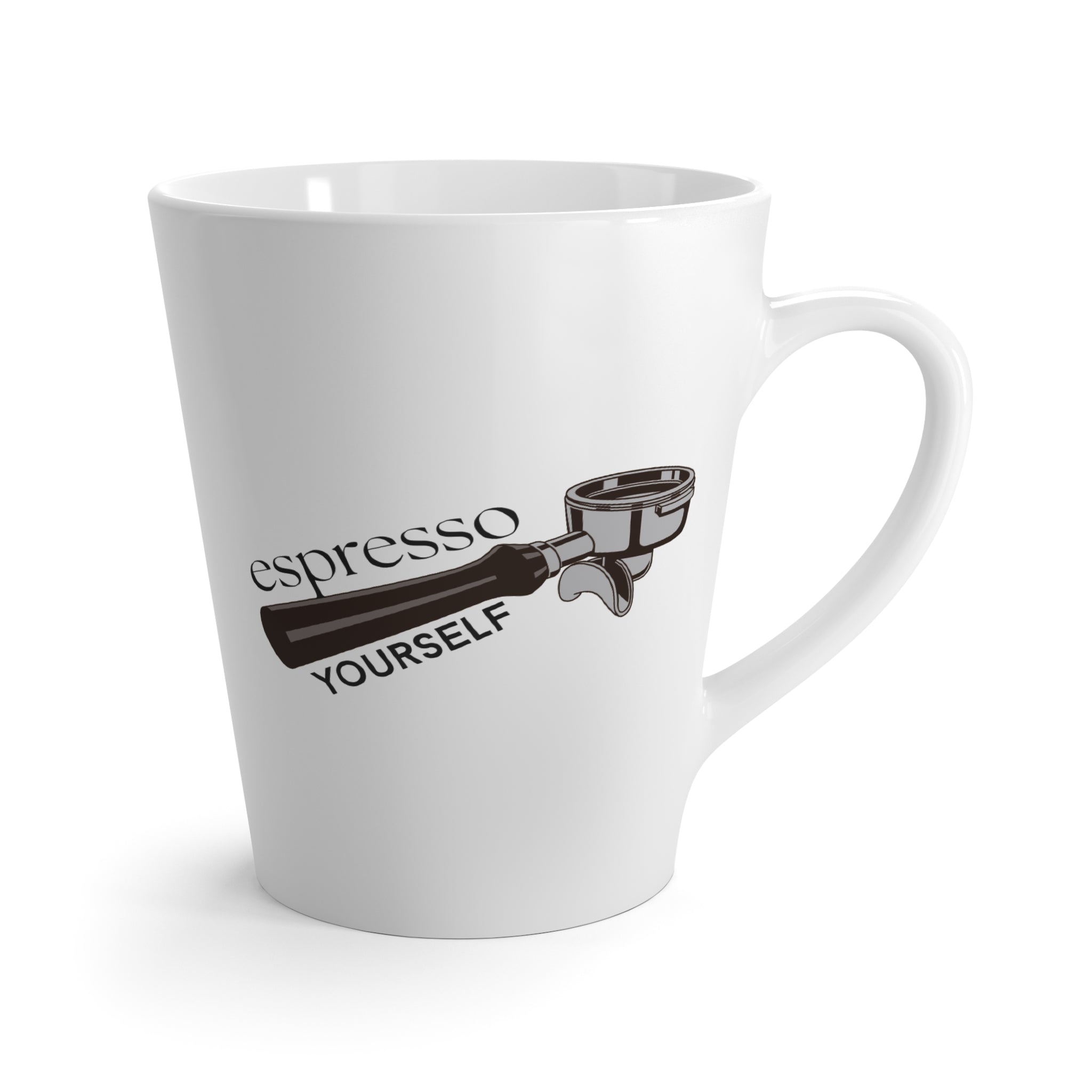 Latte Mug — Espresso Yourself Coffee Cup