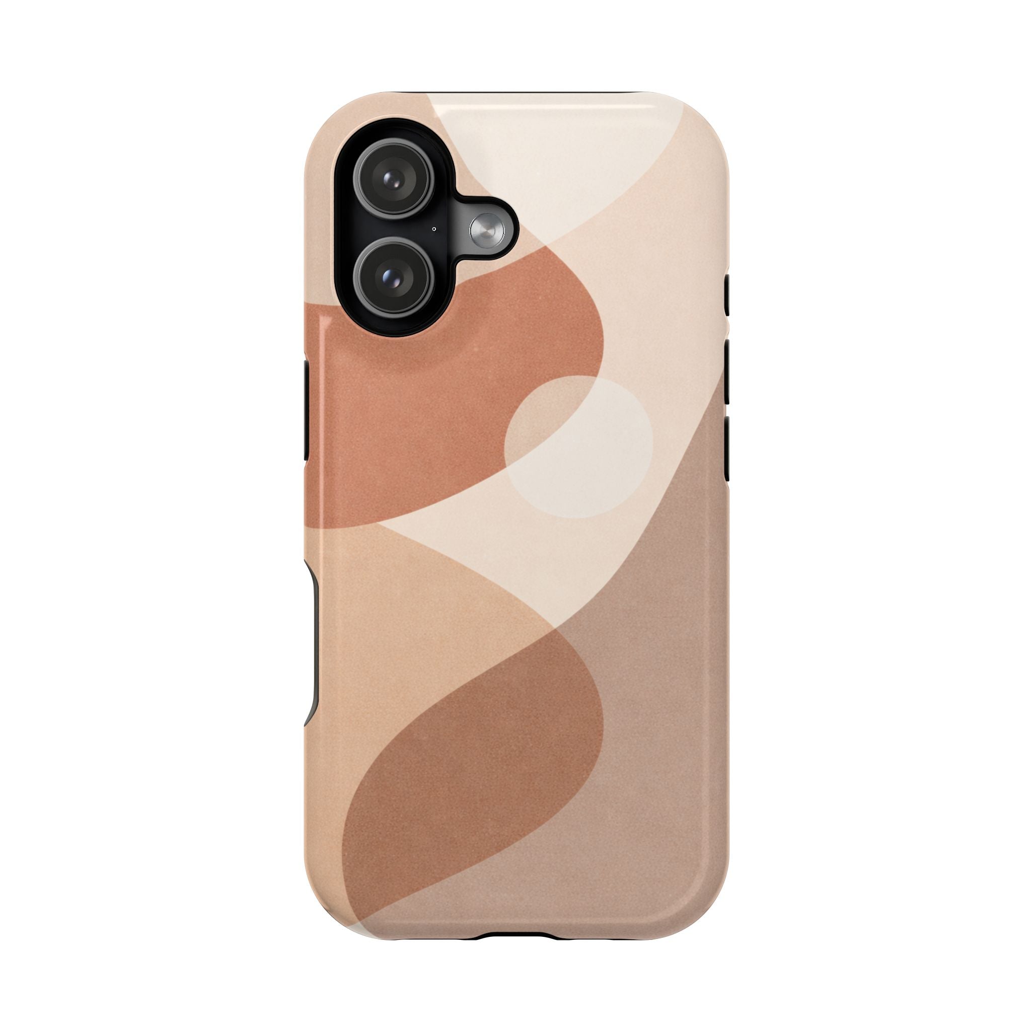Abstract Earth-Tone Magnetic Impact Phone Case