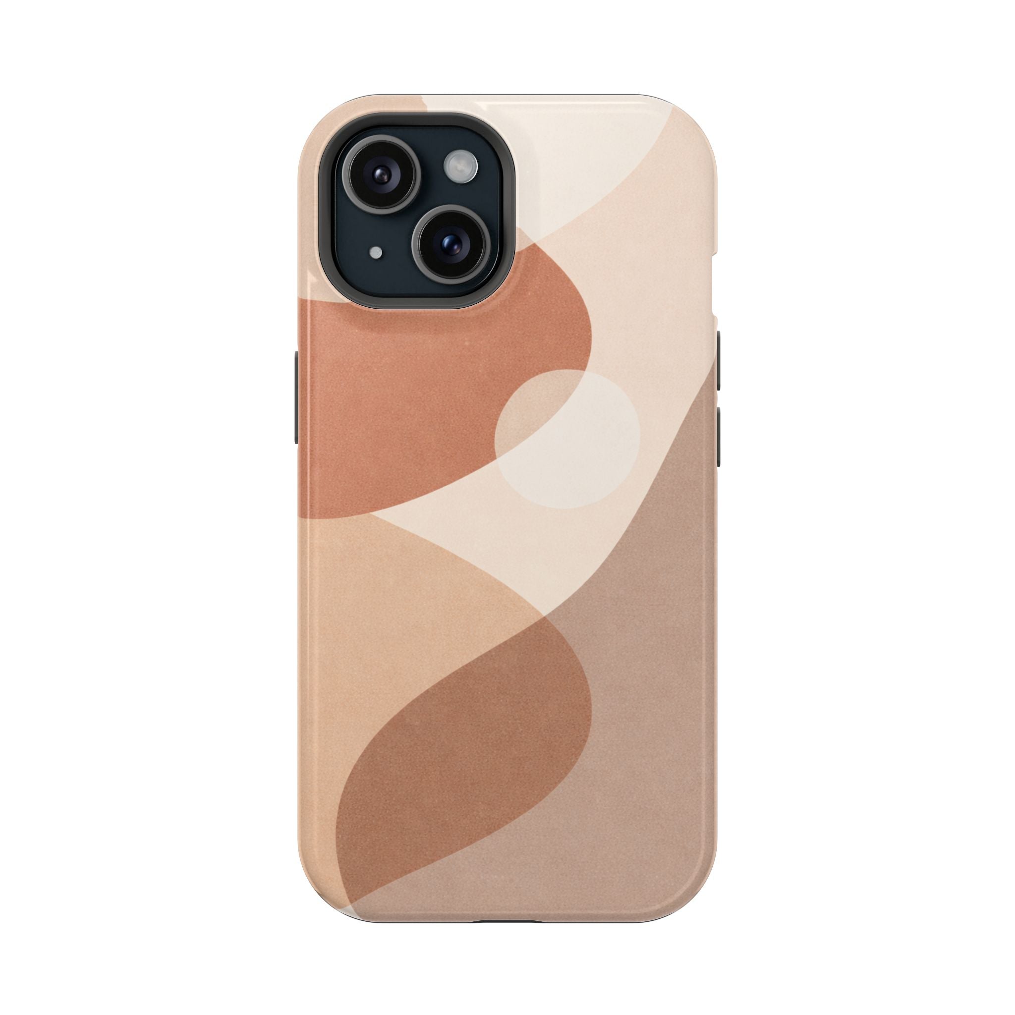 Abstract Earth-Tone Magnetic Impact Phone Case