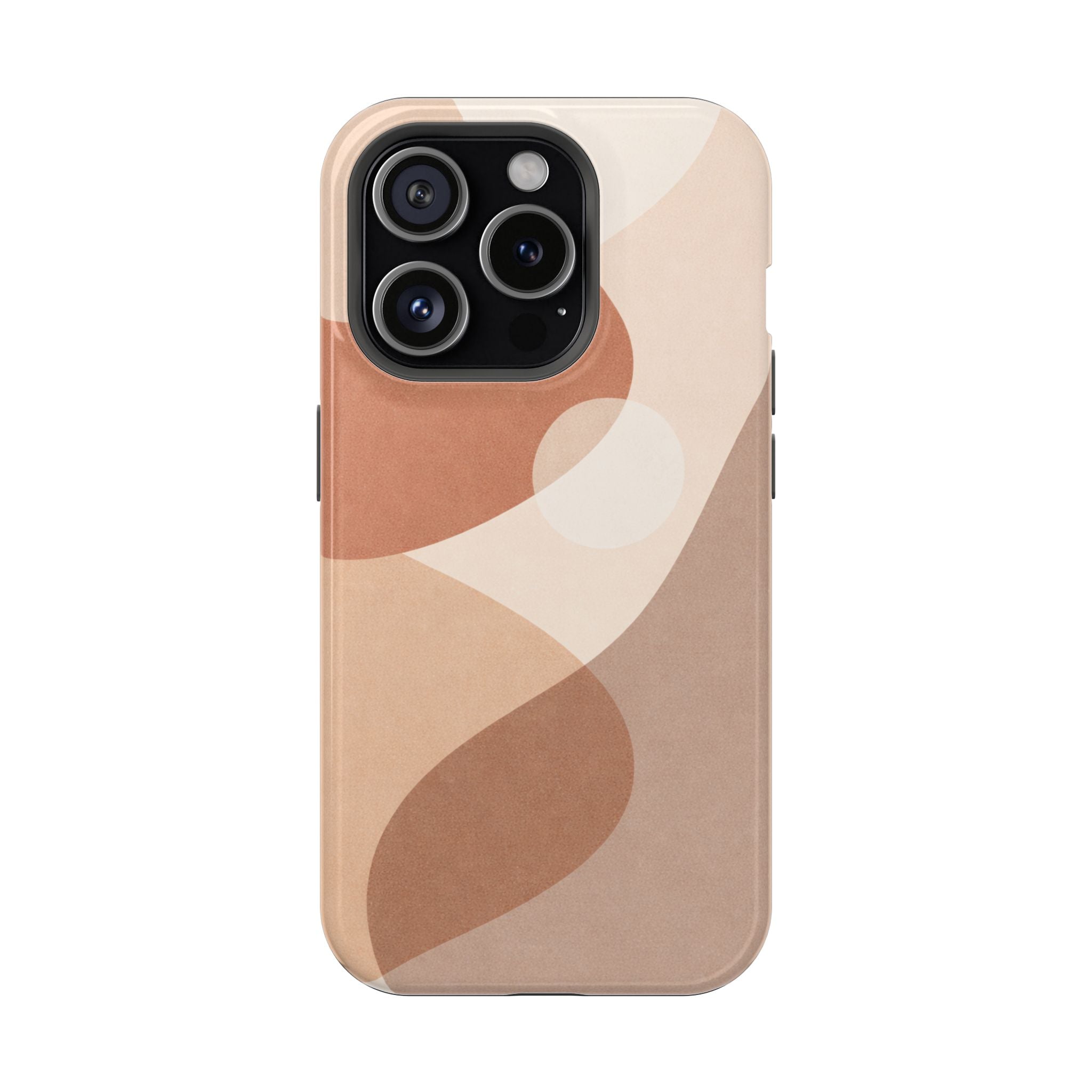 Abstract Earth-Tone Magnetic Impact Phone Case