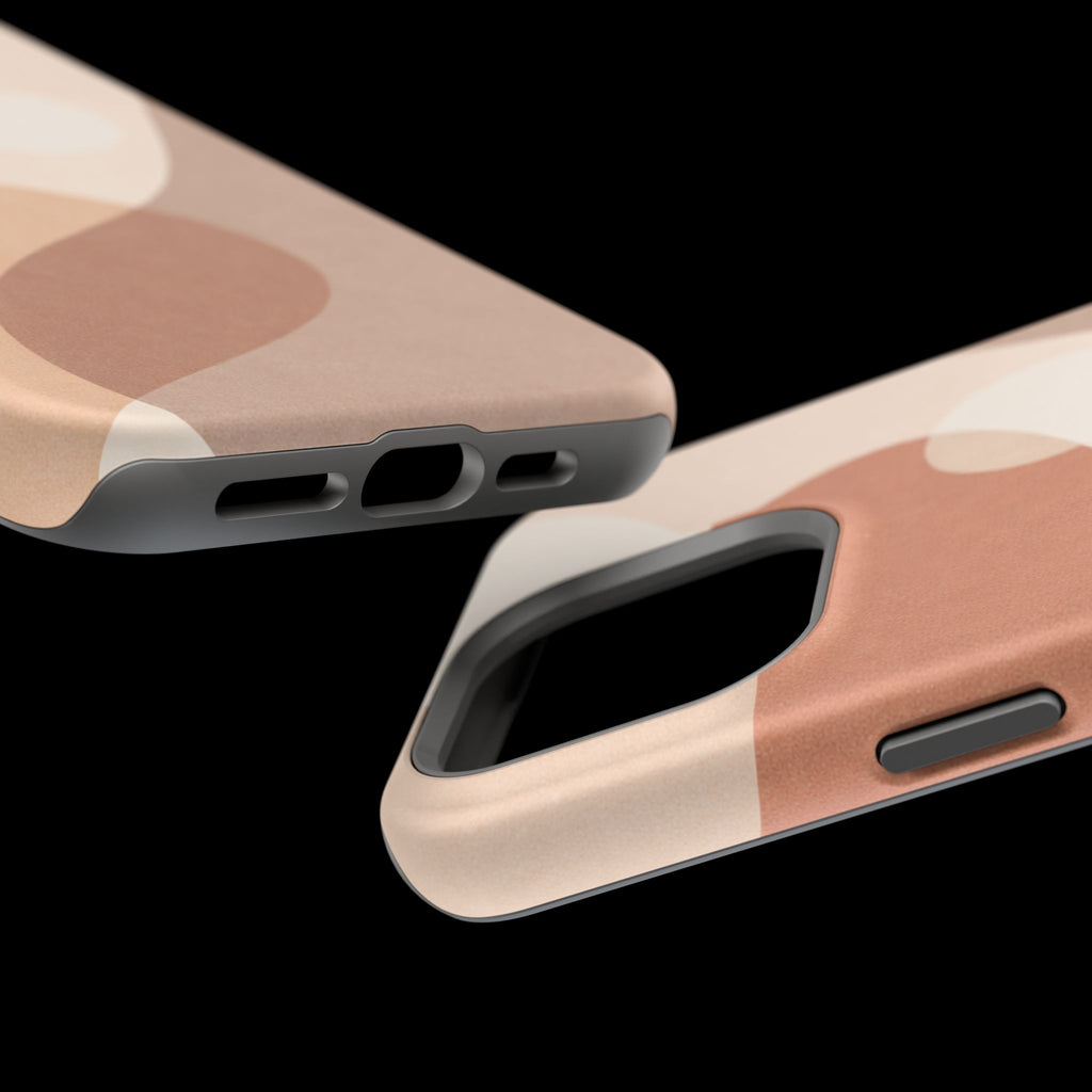 Abstract Earth-Tone Magnetic Impact Phone Case