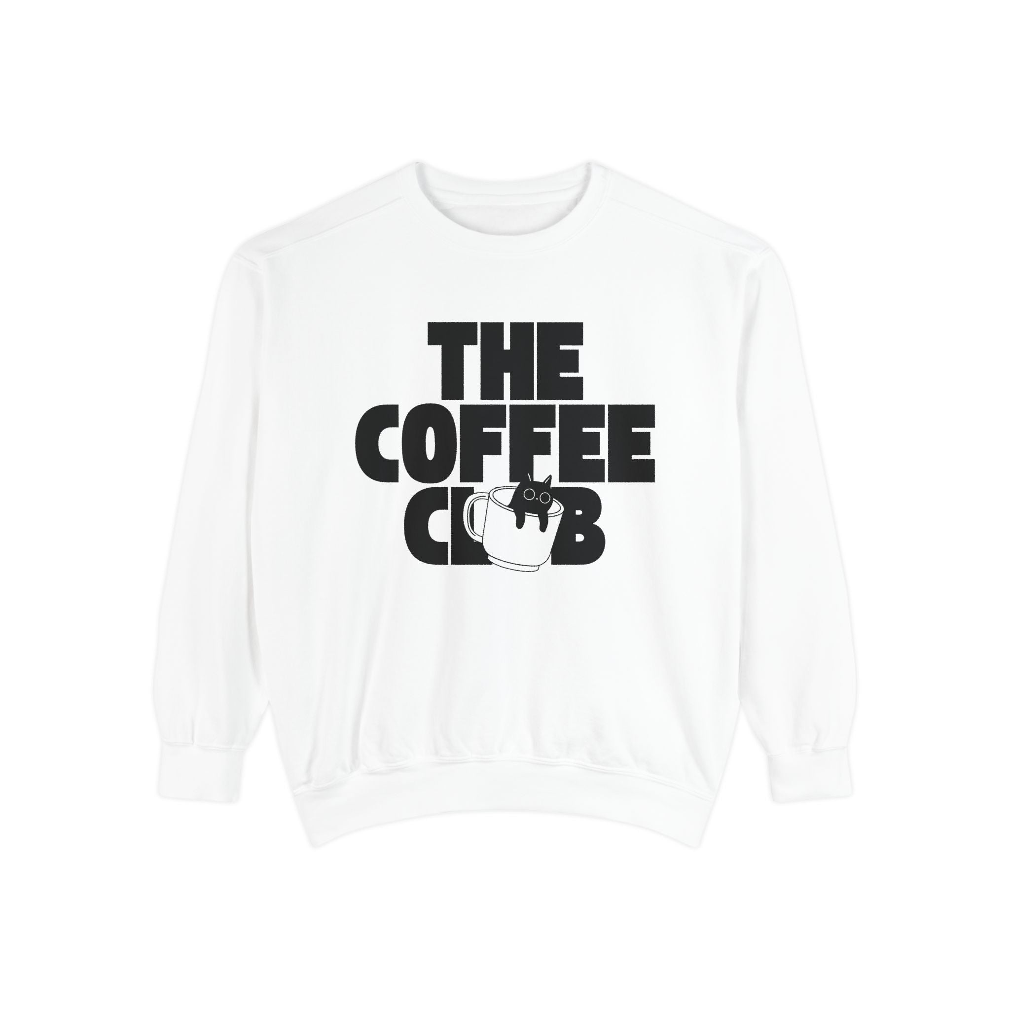 The Coffee Club Sweatshirt — Retro Coffee Lover Pullover
