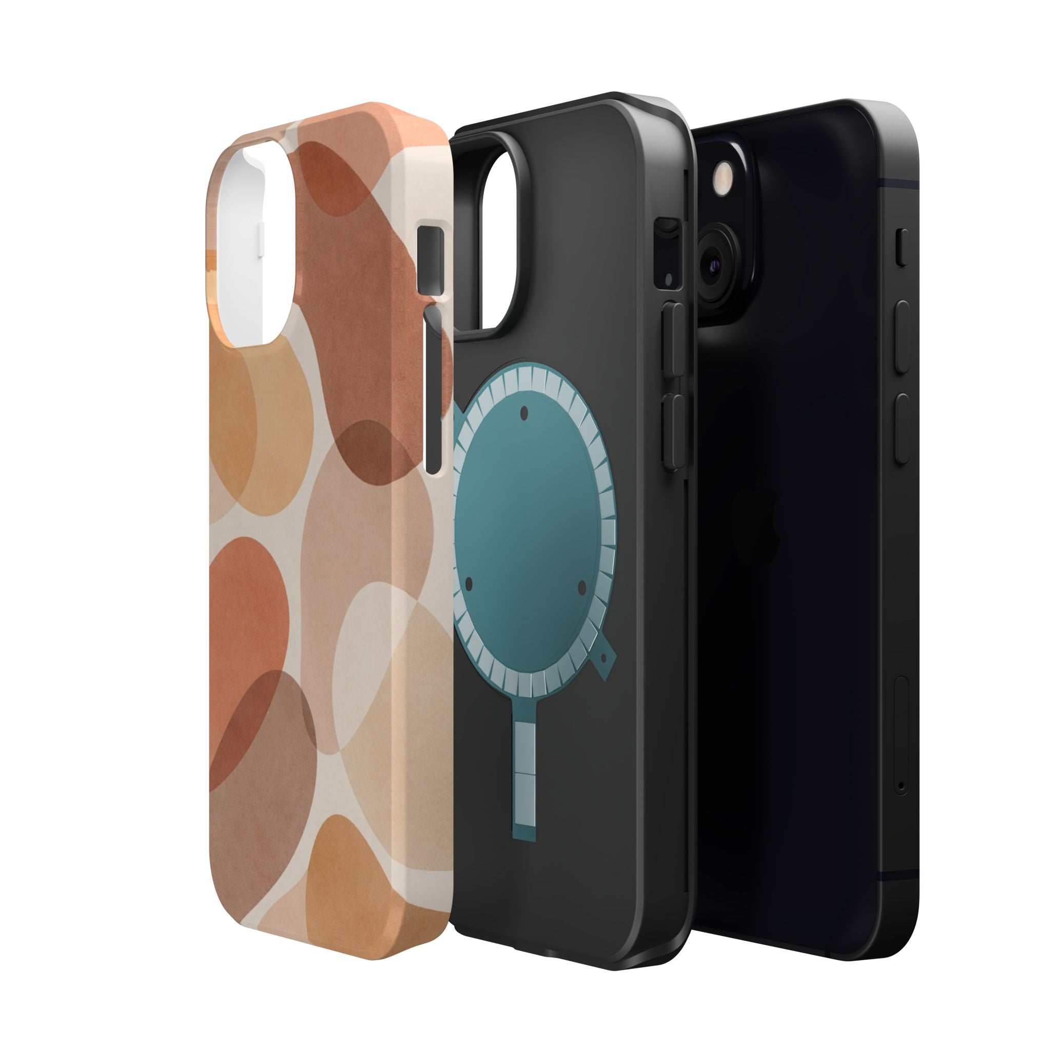Abstract Terracotta Magnetic Impact Phone Case