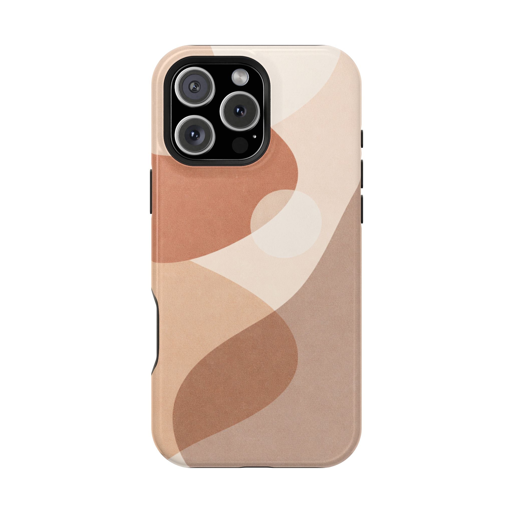 Abstract Earth-Tone Magnetic Impact Phone Case