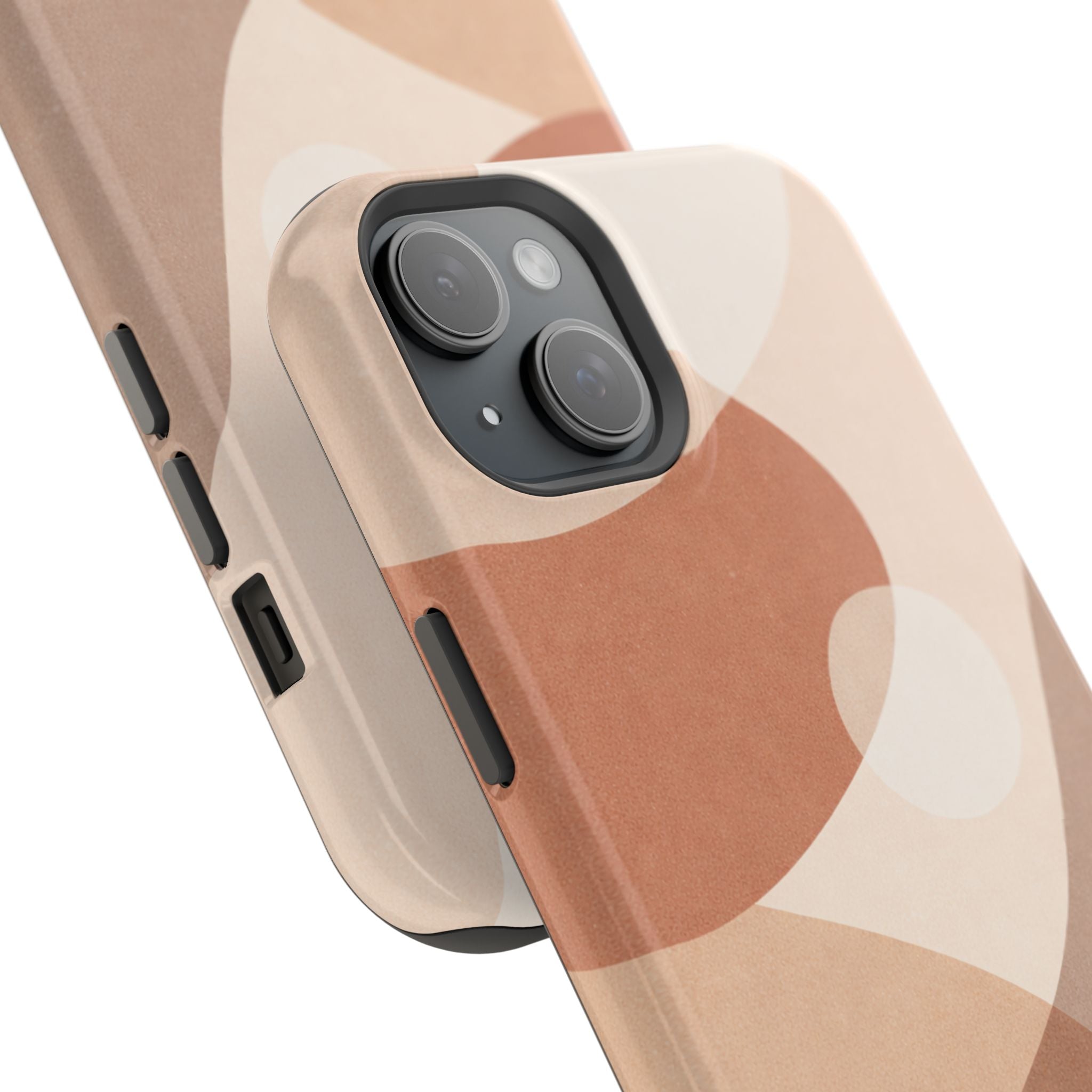 Abstract Earth-Tone Magnetic Impact Phone Case