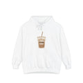 I Like My Coffee Iced Hoodie — Women's Aesthetic Iced Coffee Graphic Sweatshirt
