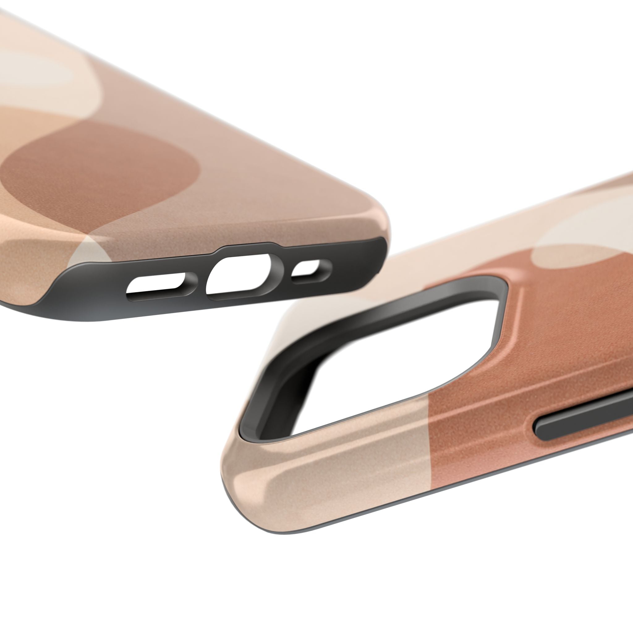 Abstract Earth-Tone Magnetic Impact Phone Case