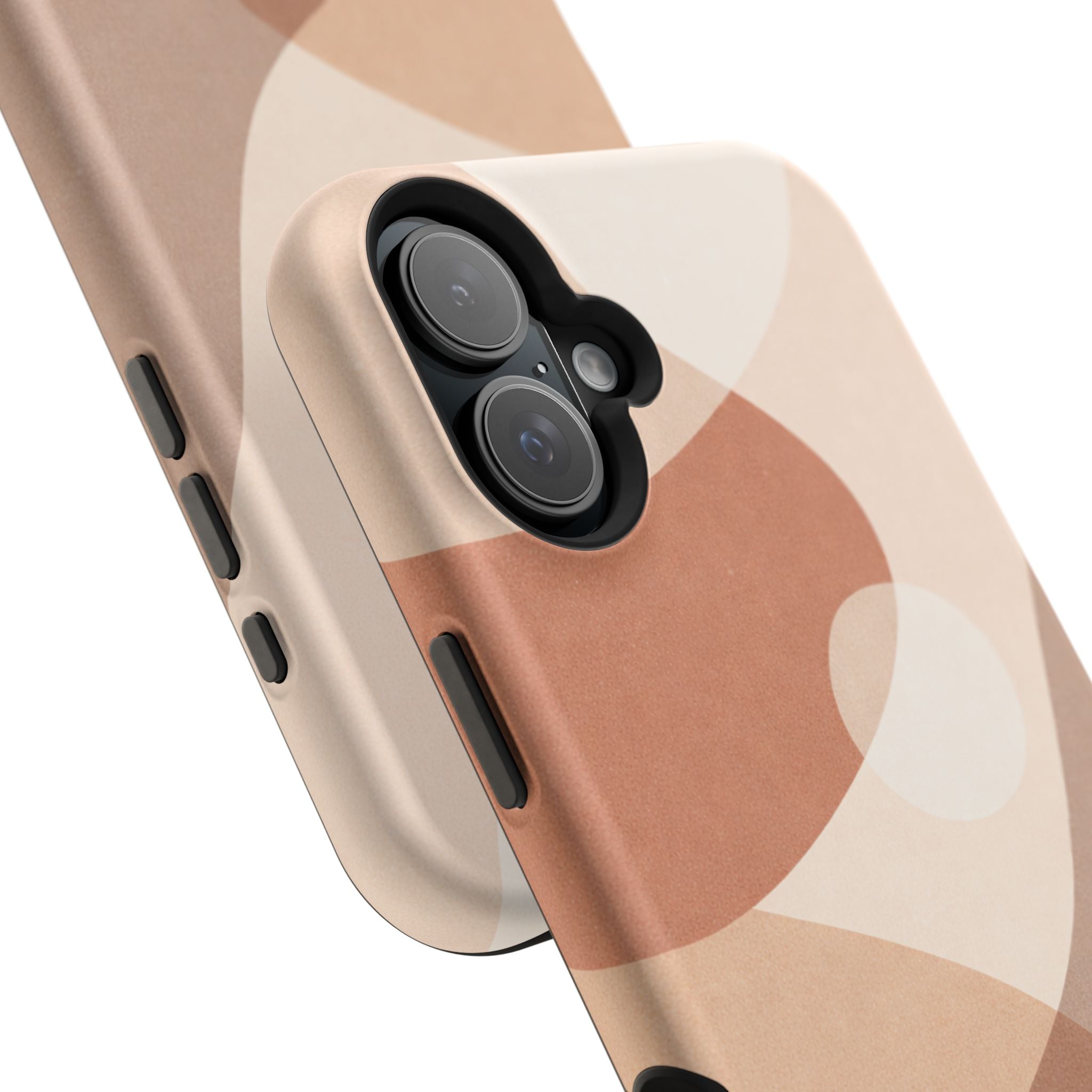 Abstract Earth-Tone Magnetic Impact Phone Case