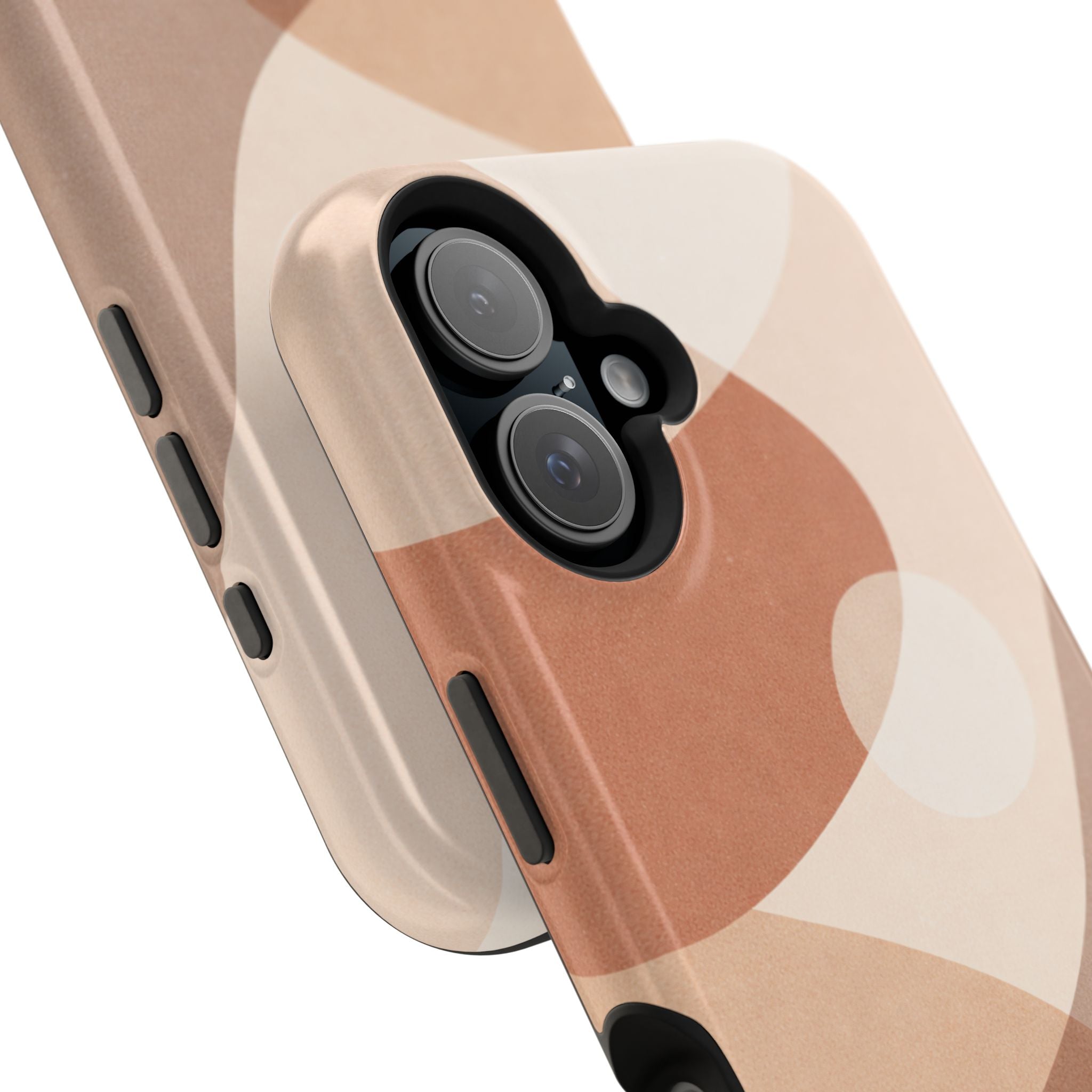 Abstract Earth-Tone Magnetic Impact Phone Case