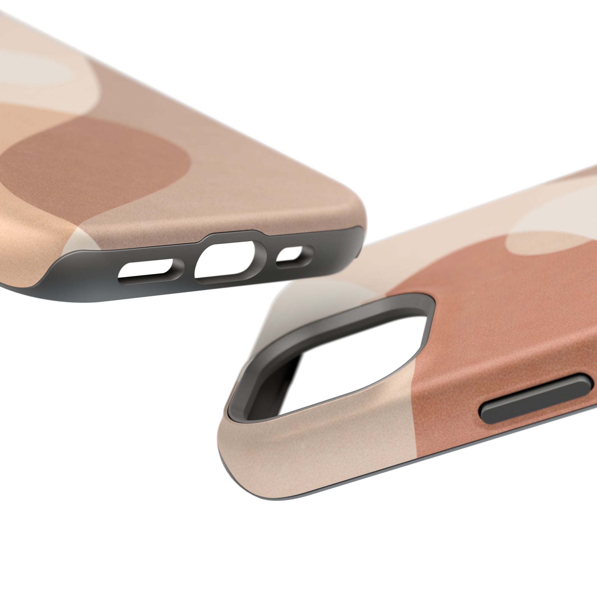 Abstract Earth-Tone Magnetic Impact Phone Case