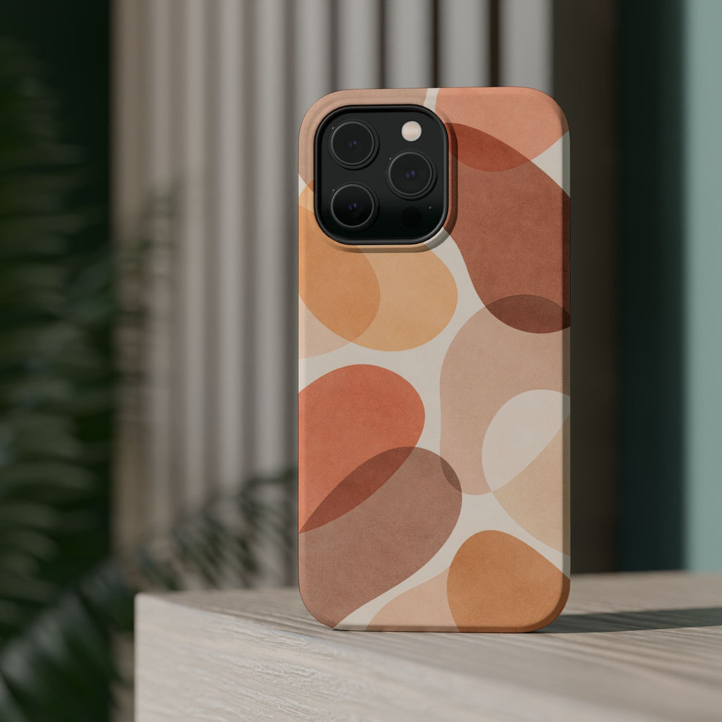Abstract Terracotta Magnetic Impact Phone Case