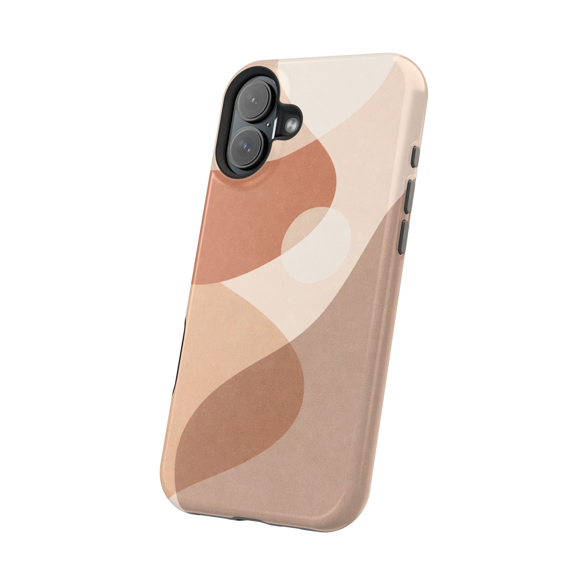Abstract Earth-Tone Magnetic Impact Phone Case
