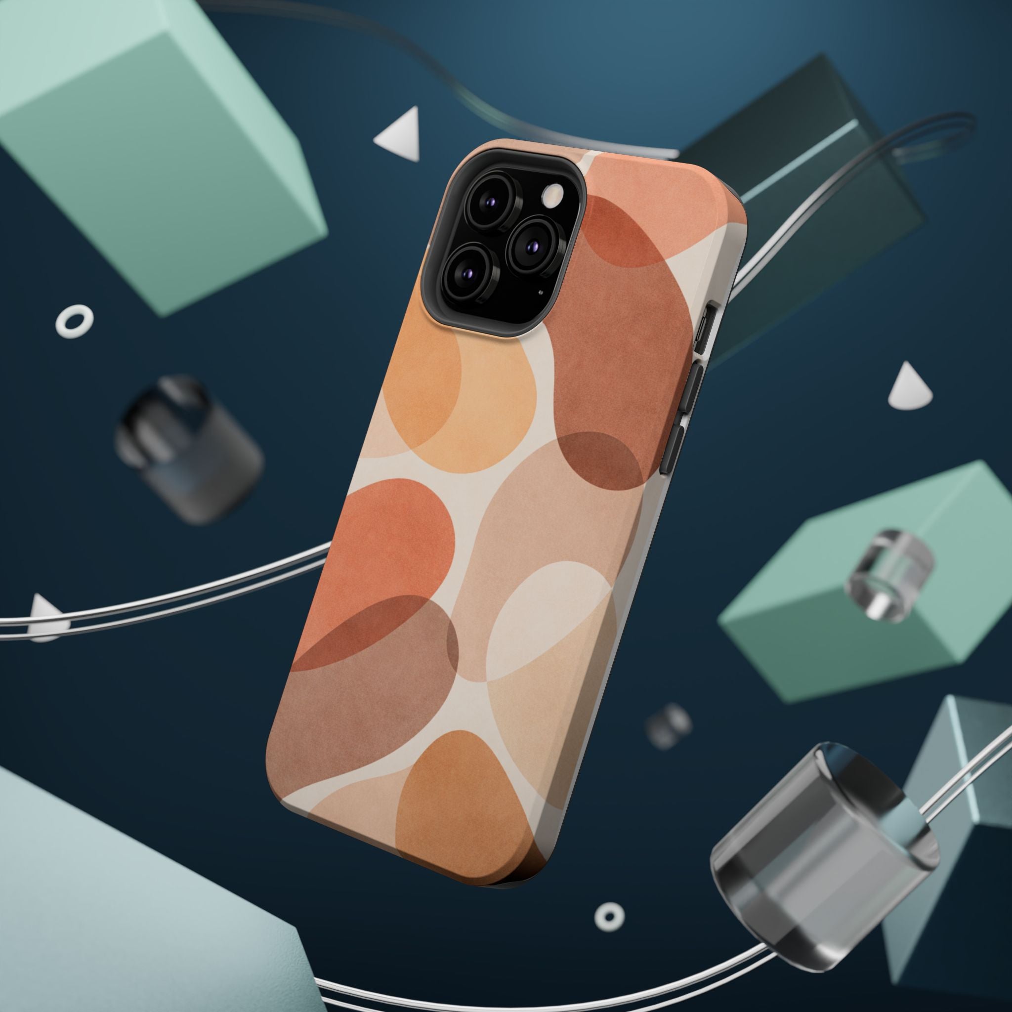 Abstract Terracotta Magnetic Impact Phone Case