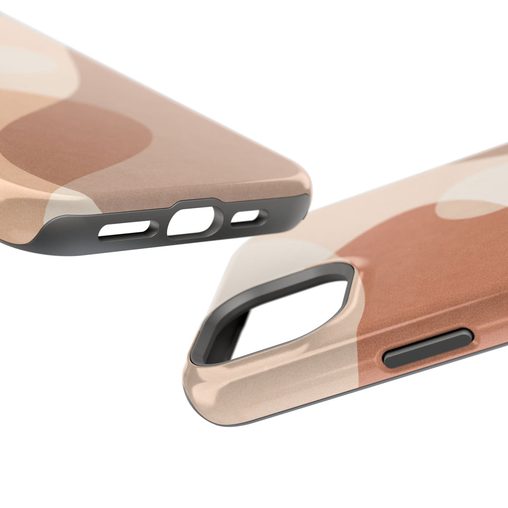 Abstract Earth-Tone Magnetic Impact Phone Case