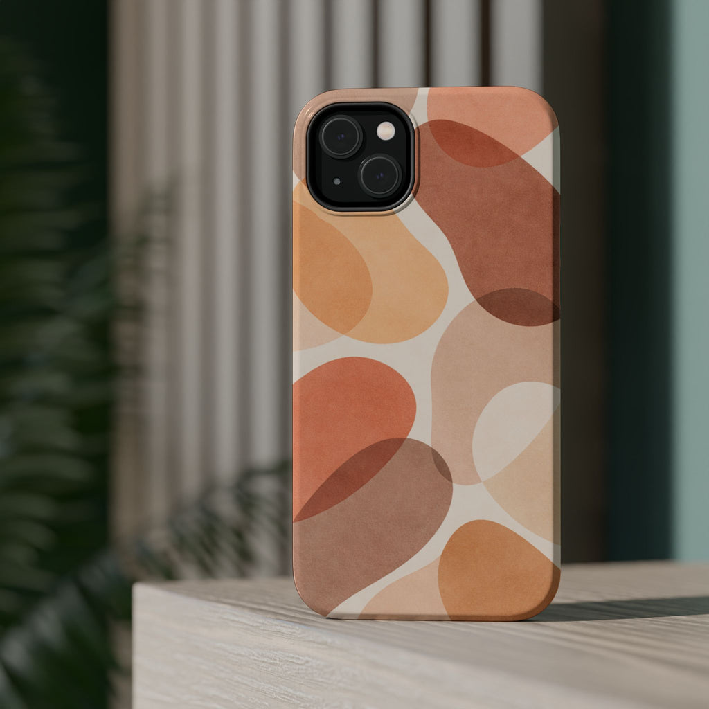 Abstract Terracotta Magnetic Impact Phone Case