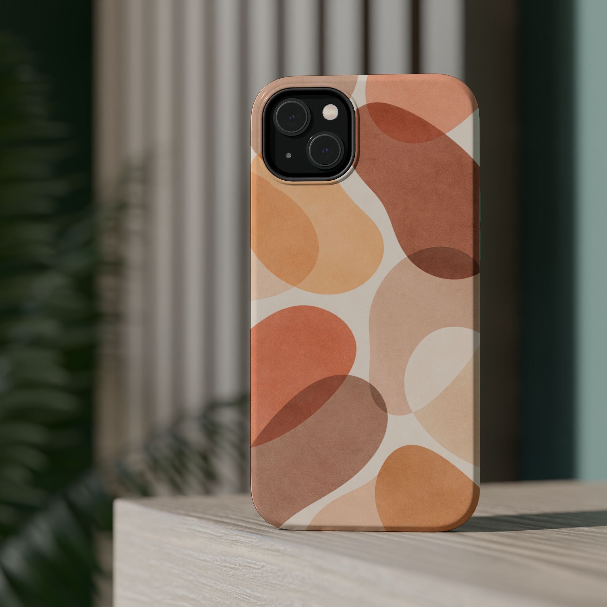 Abstract Terracotta Magnetic Impact Phone Case
