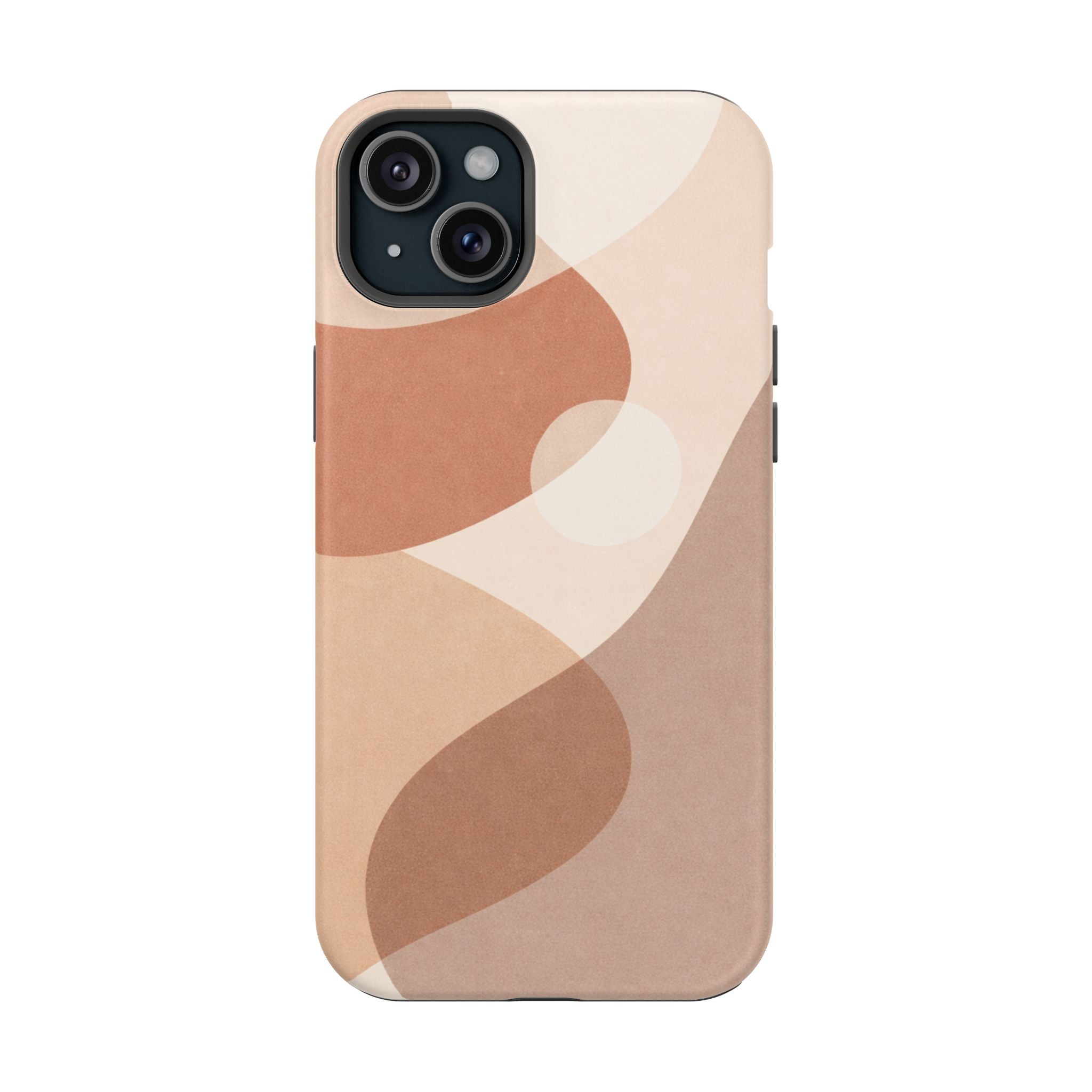 Abstract Earth-Tone Magnetic Impact Phone Case