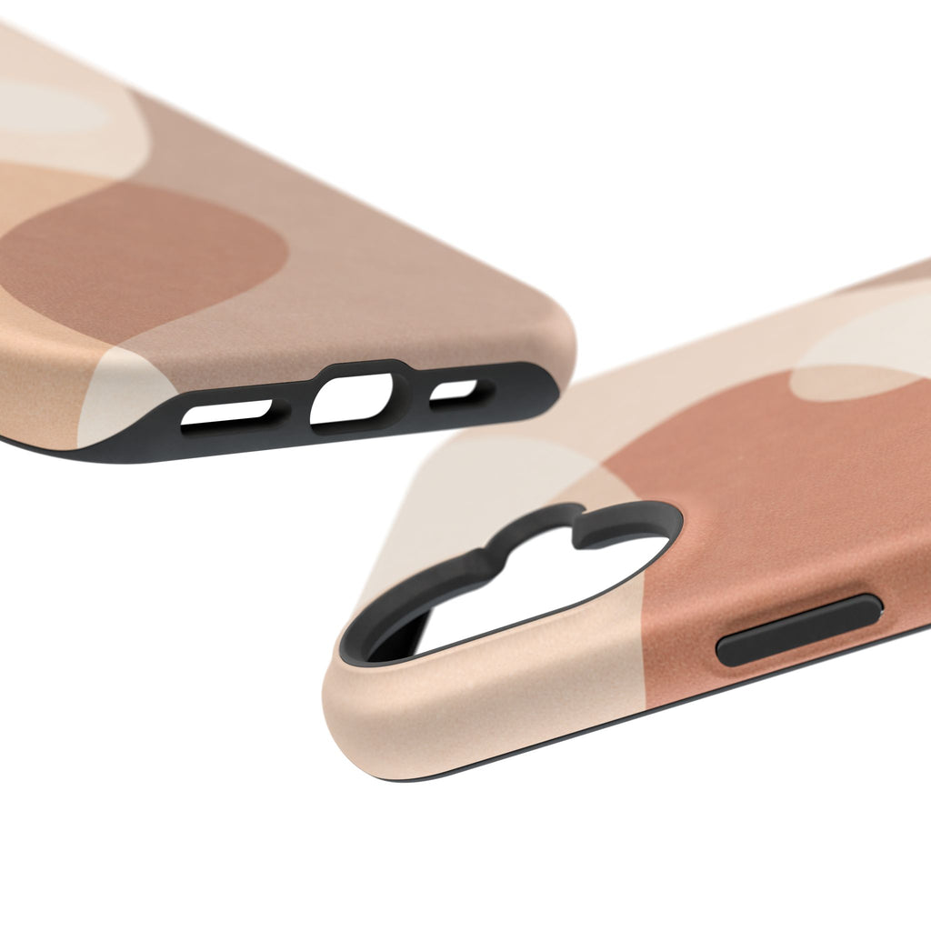 Abstract Earth-Tone Magnetic Impact Phone Case