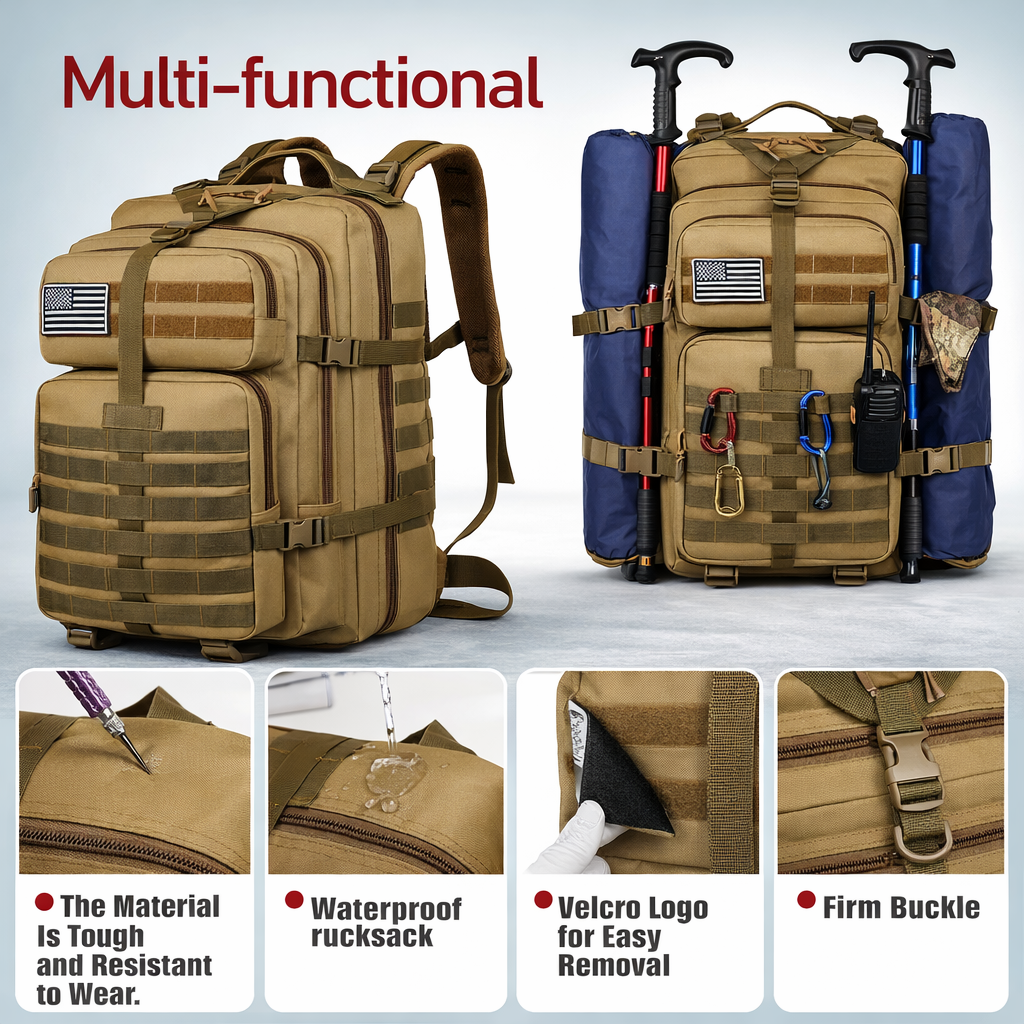 45L Military Tactical Backpack – Built for the Mission
