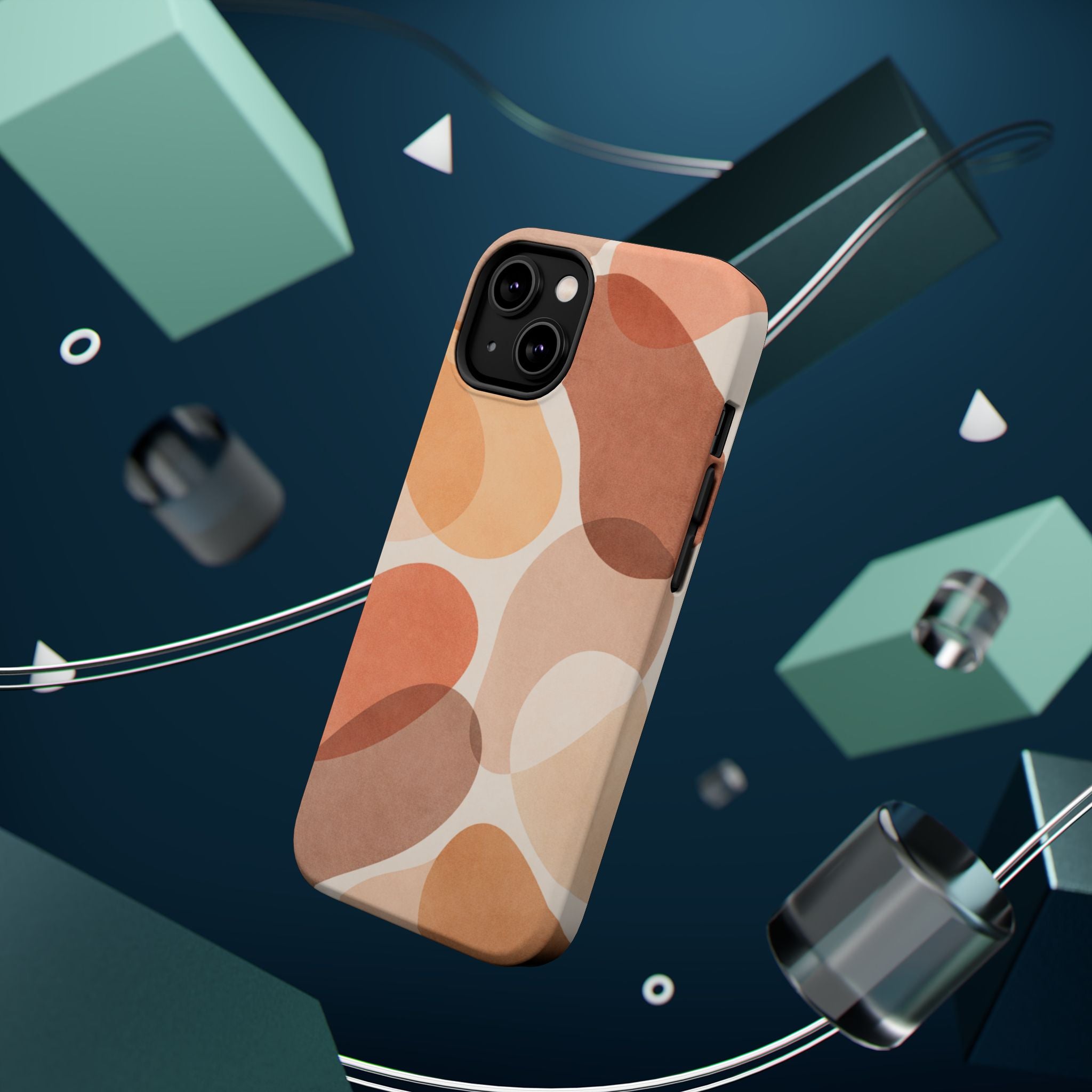 Abstract Terracotta Magnetic Impact Phone Case