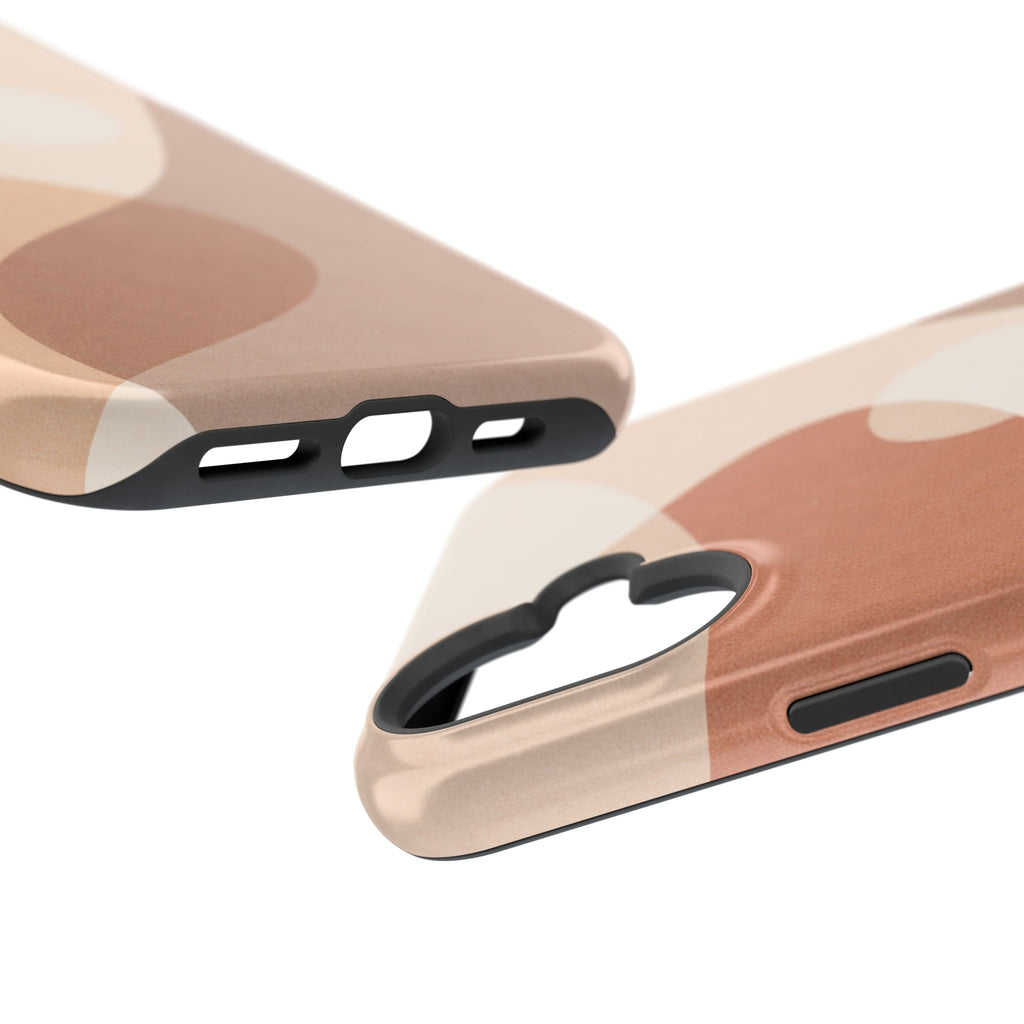 Abstract Earth-Tone Magnetic Impact Phone Case