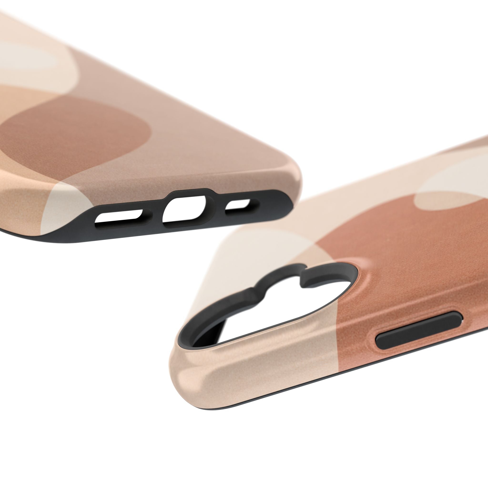 Abstract Earth-Tone Magnetic Impact Phone Case