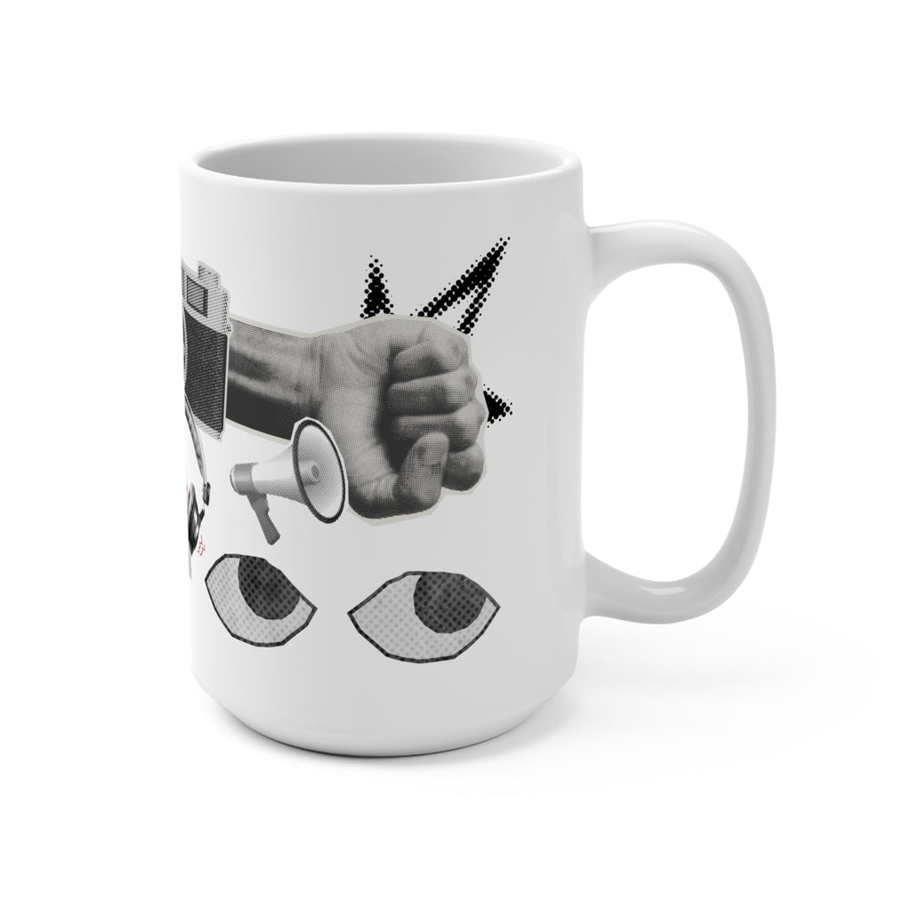 Retro Design Collage Mug 15oz