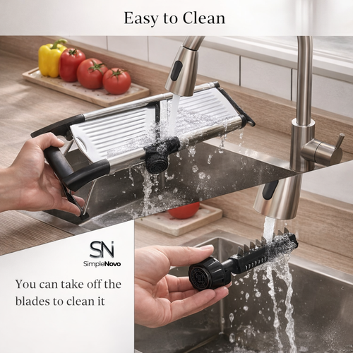 Adjustable Mandoline Slicer | Stainless Steel Kitchen Vegetable Cutter