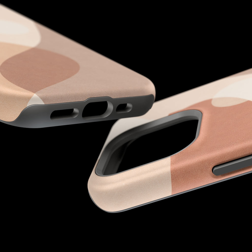 Abstract Earth-Tone Magnetic Impact Phone Case