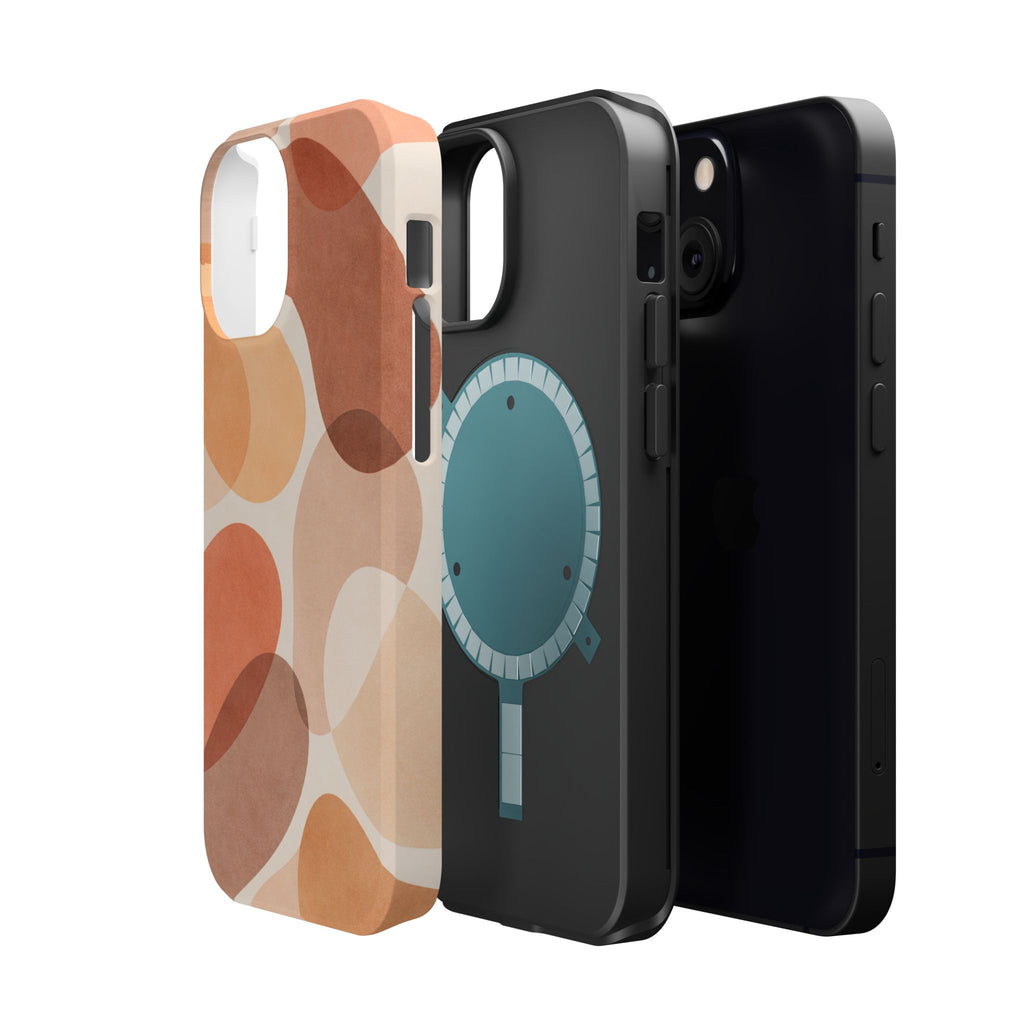Abstract Terracotta Magnetic Impact Phone Case