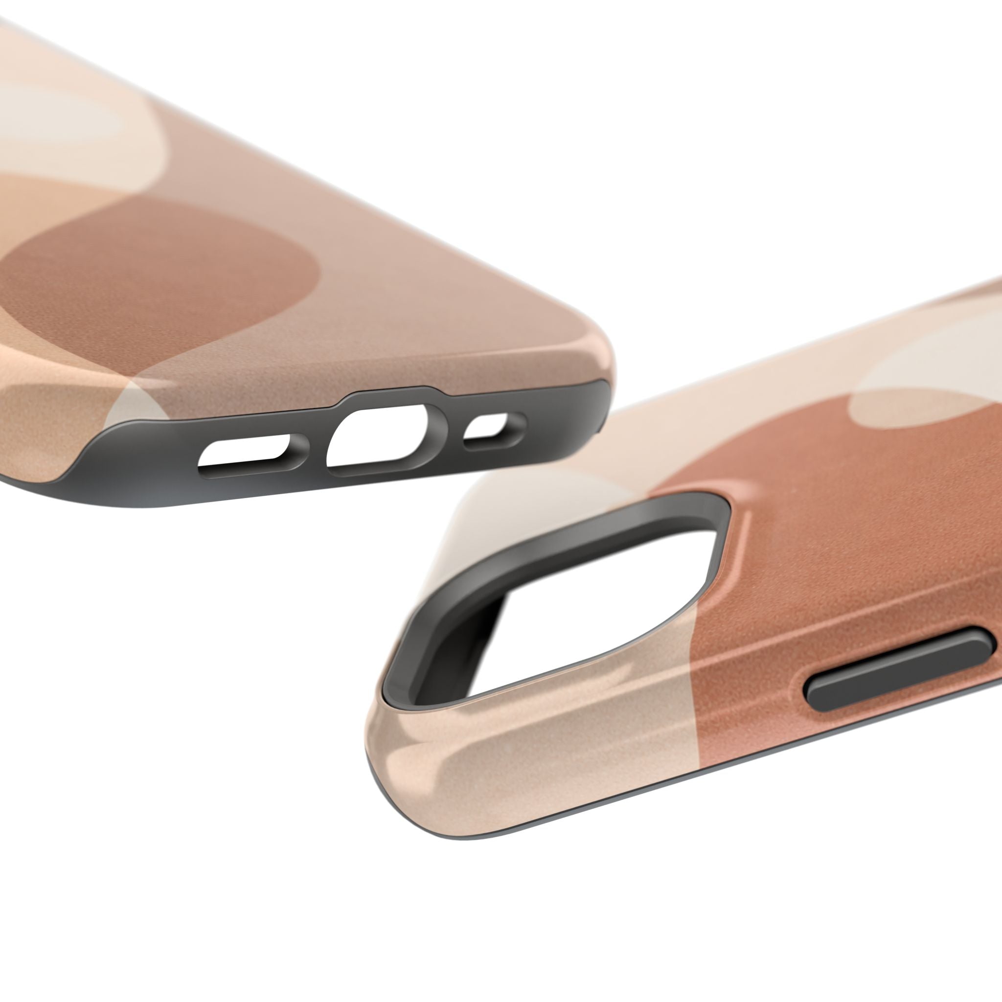 Abstract Earth-Tone Magnetic Impact Phone Case