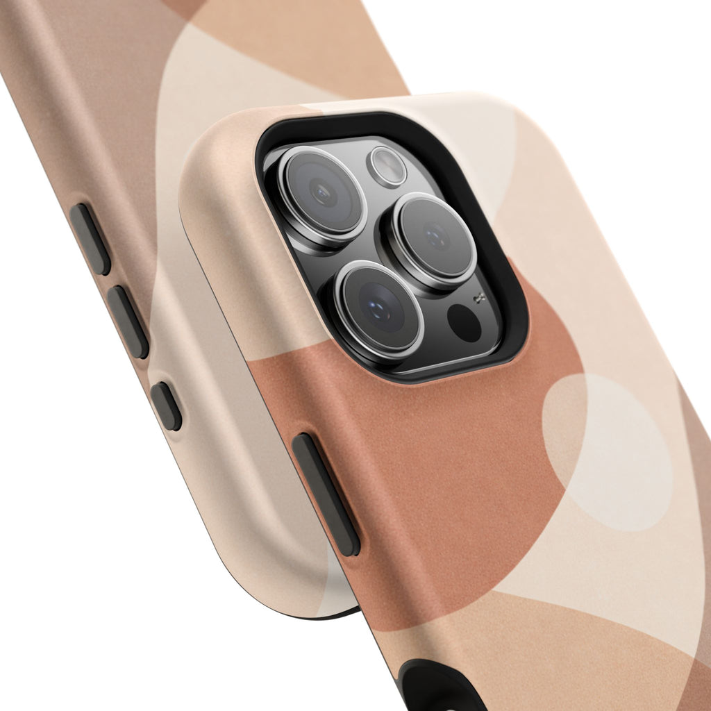 Abstract Earth-Tone Magnetic Impact Phone Case