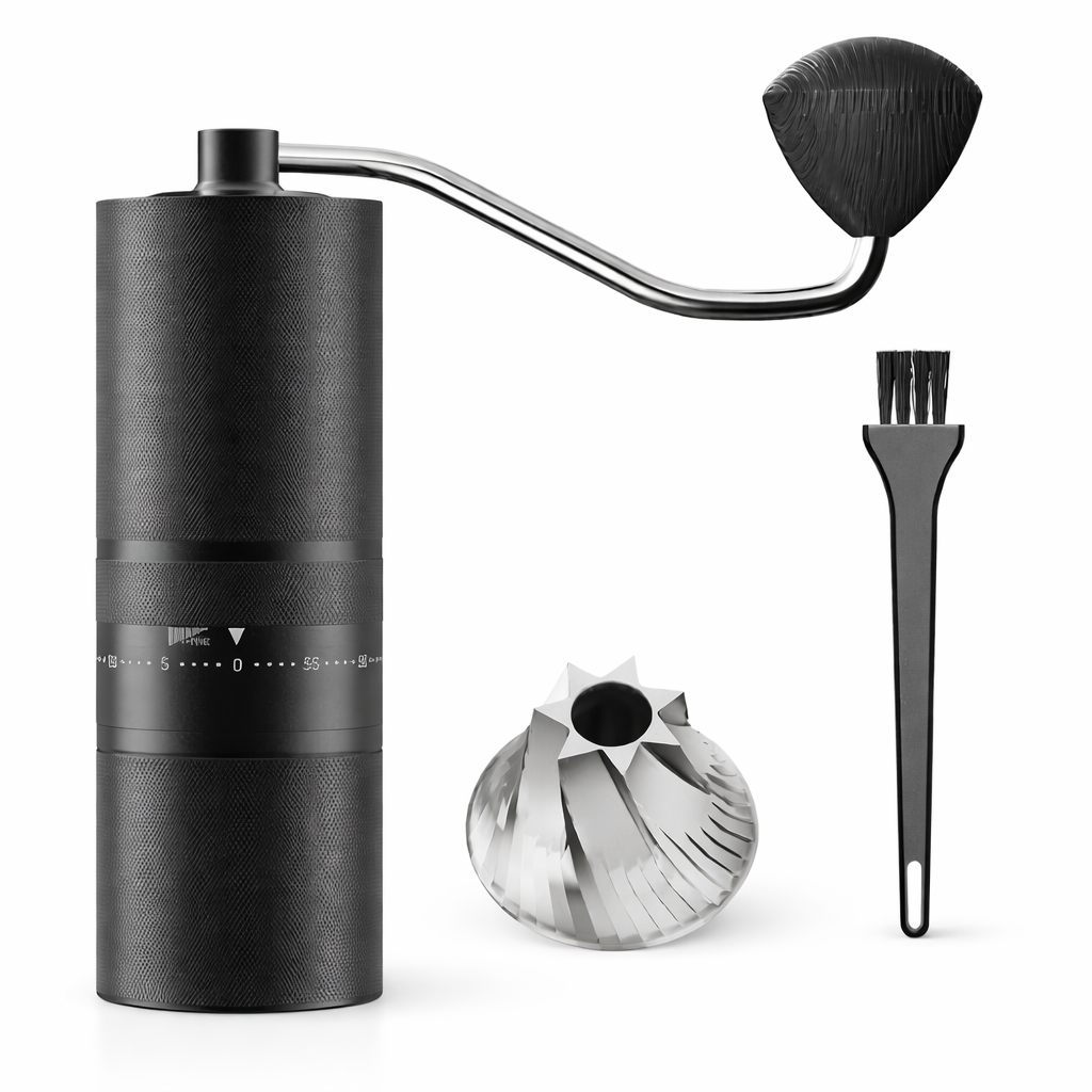 Precision Manual Coffee Grinder — 55 Click Settings