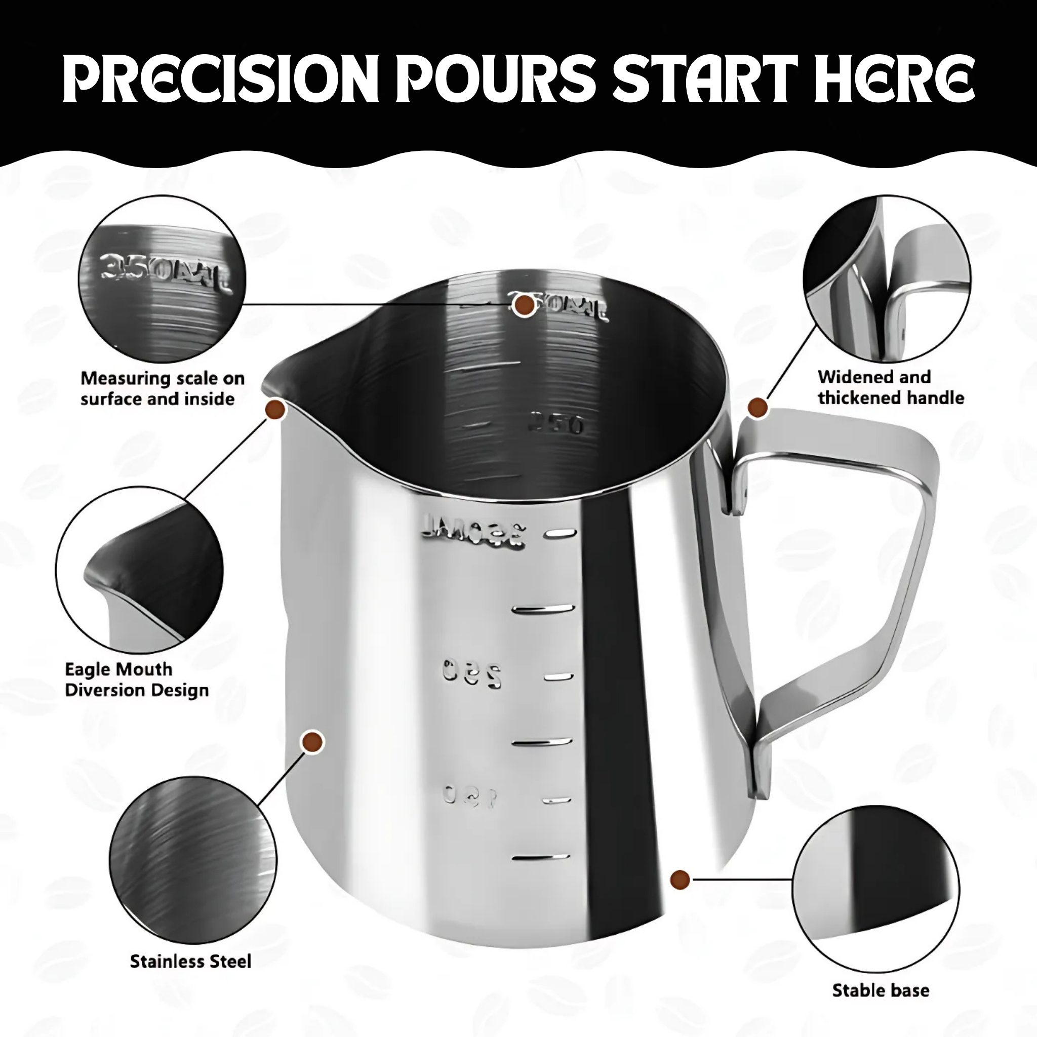 23 PCS Espresso Coffee Tamper Set – 51mm Coffee Tamper, Milk Frothing Pitcher, Barista Accessories Kit with Stirrer, Tamper Mat, Latte Art Tools & More