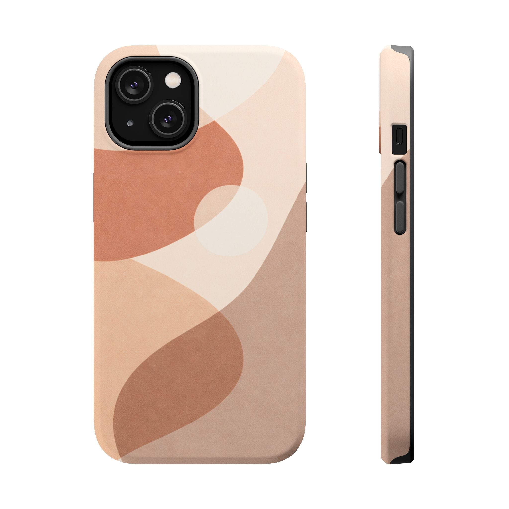 Abstract Earth-Tone Magnetic Impact Phone Case