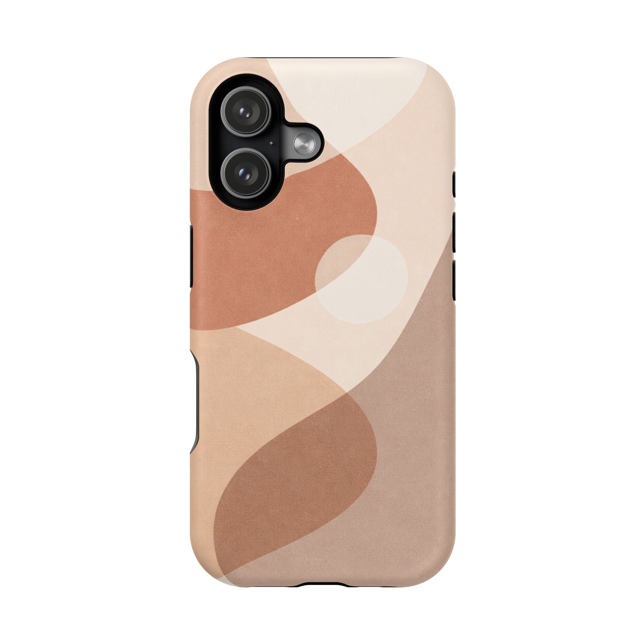 Abstract Earth-Tone Magnetic Impact Phone Case