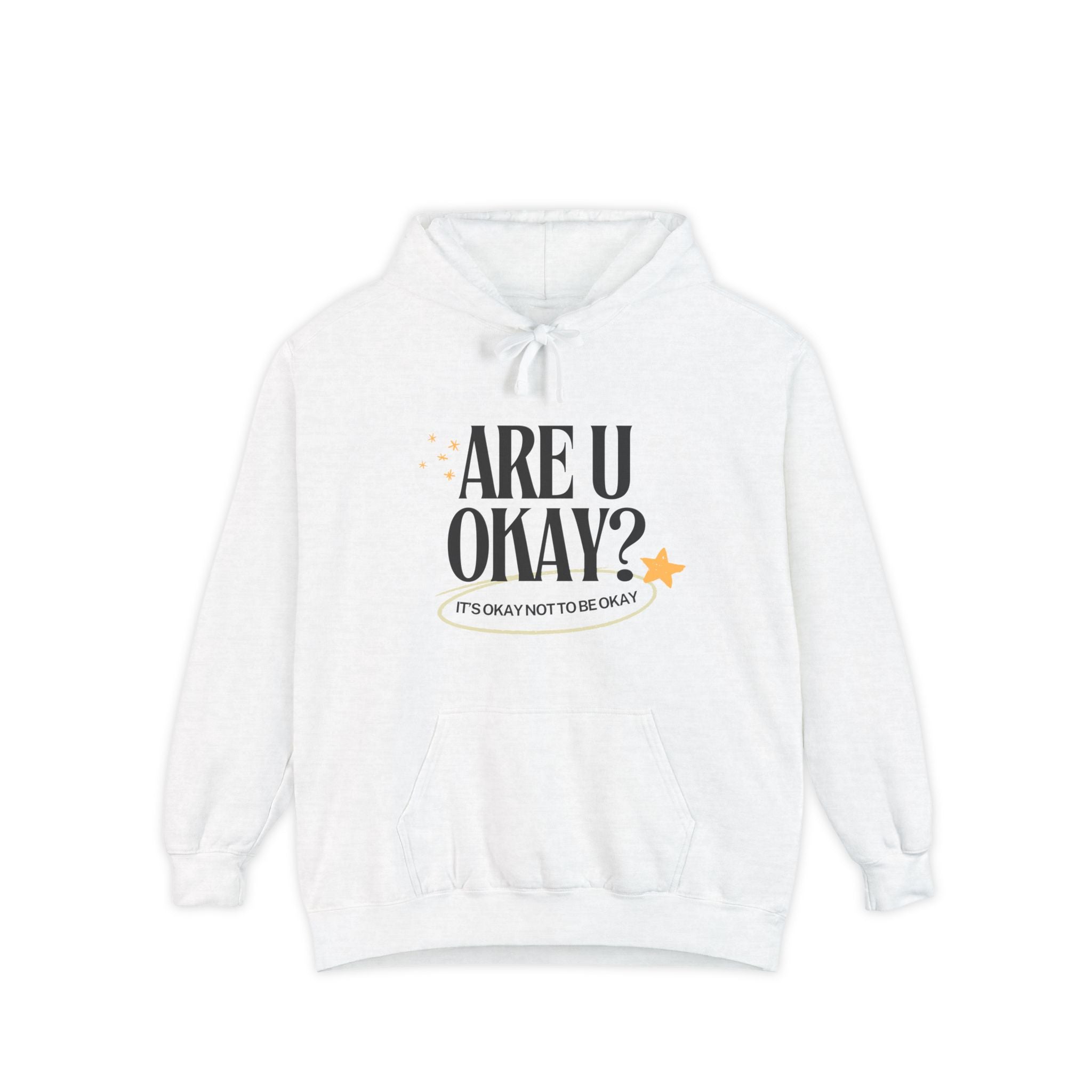 Are U Okay? Hoodie — Mental Health Awareness Comfort Pullover