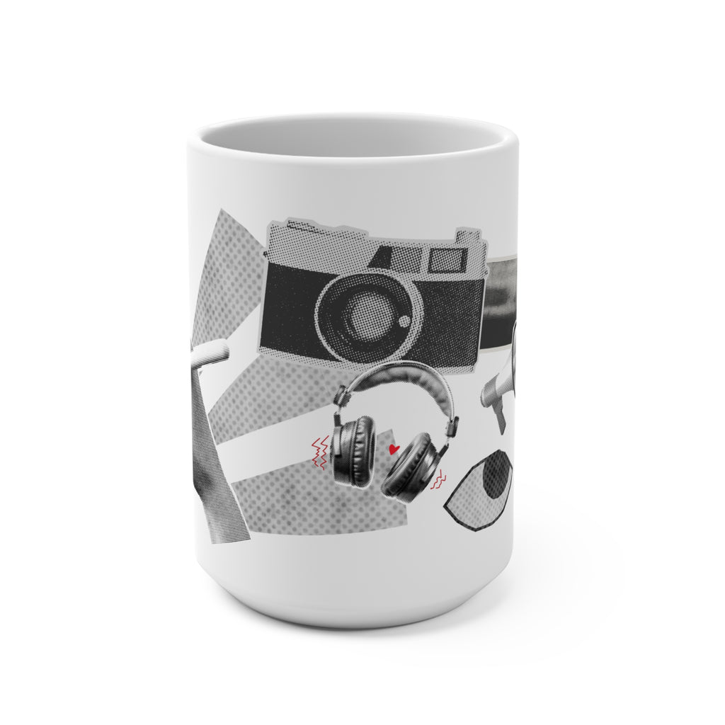 Retro Design Collage Mug 15oz