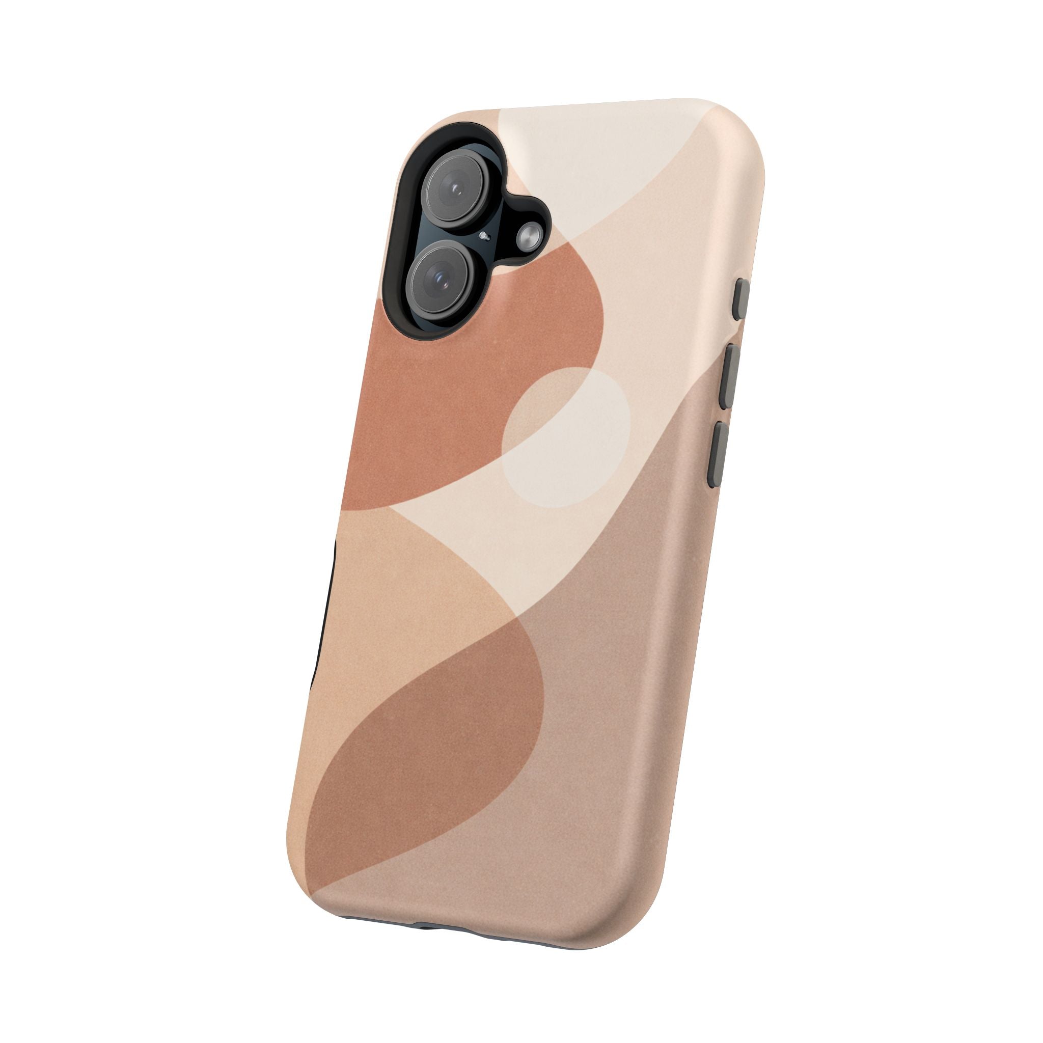 Abstract Earth-Tone Magnetic Impact Phone Case