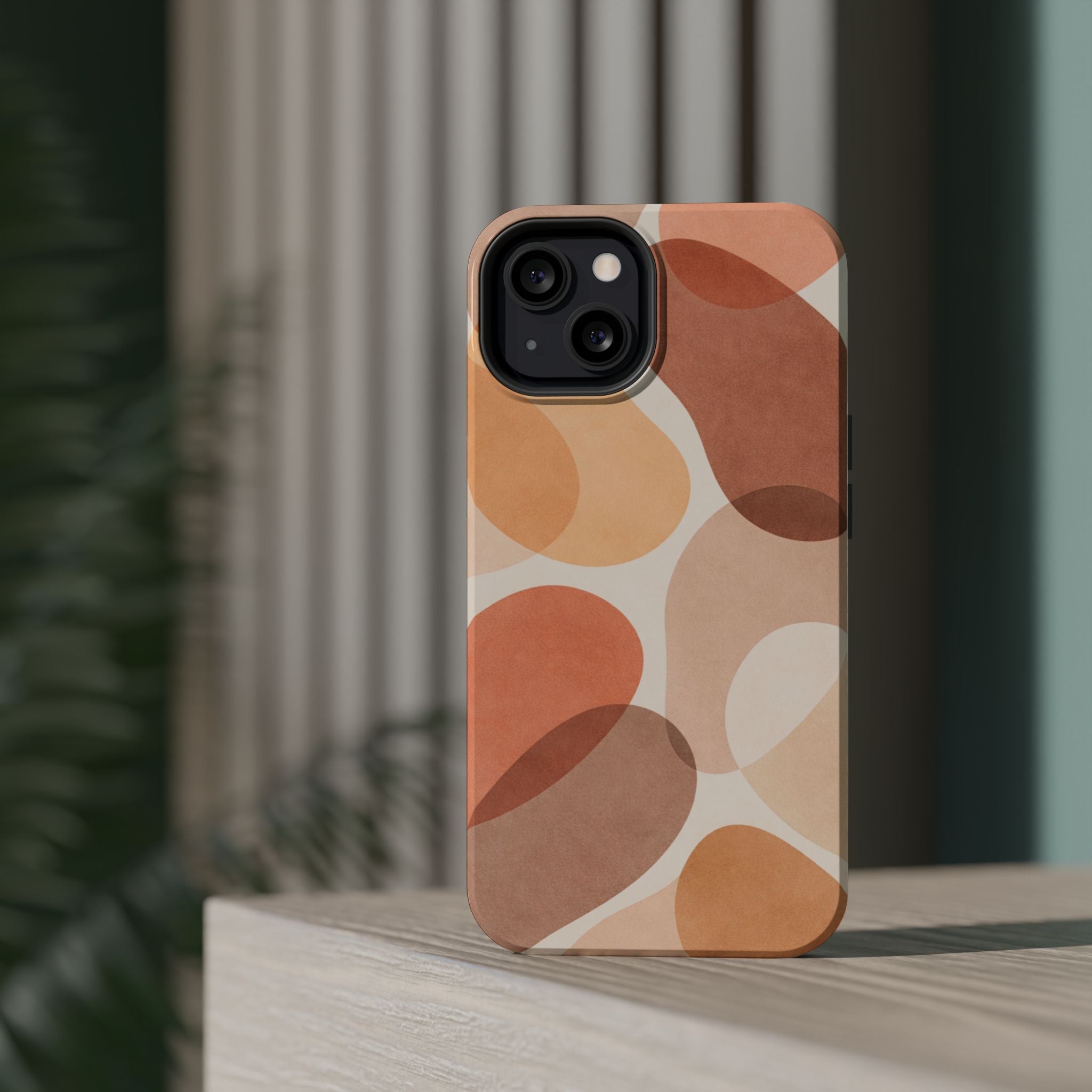 Abstract Terracotta Magnetic Impact Phone Case