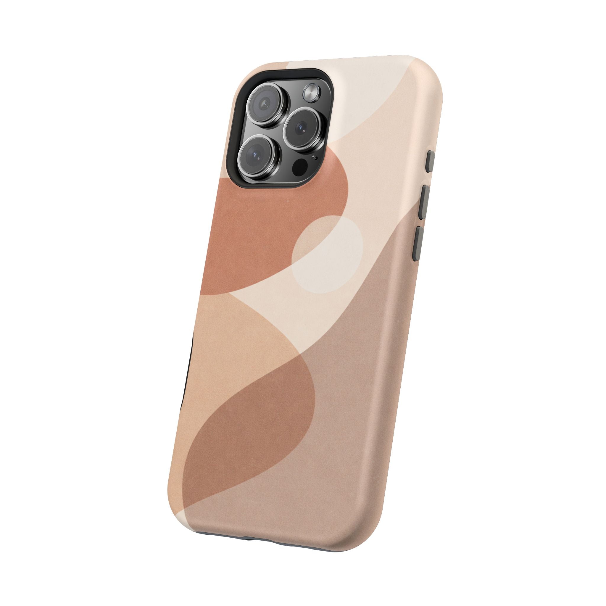 Abstract Earth-Tone Magnetic Impact Phone Case