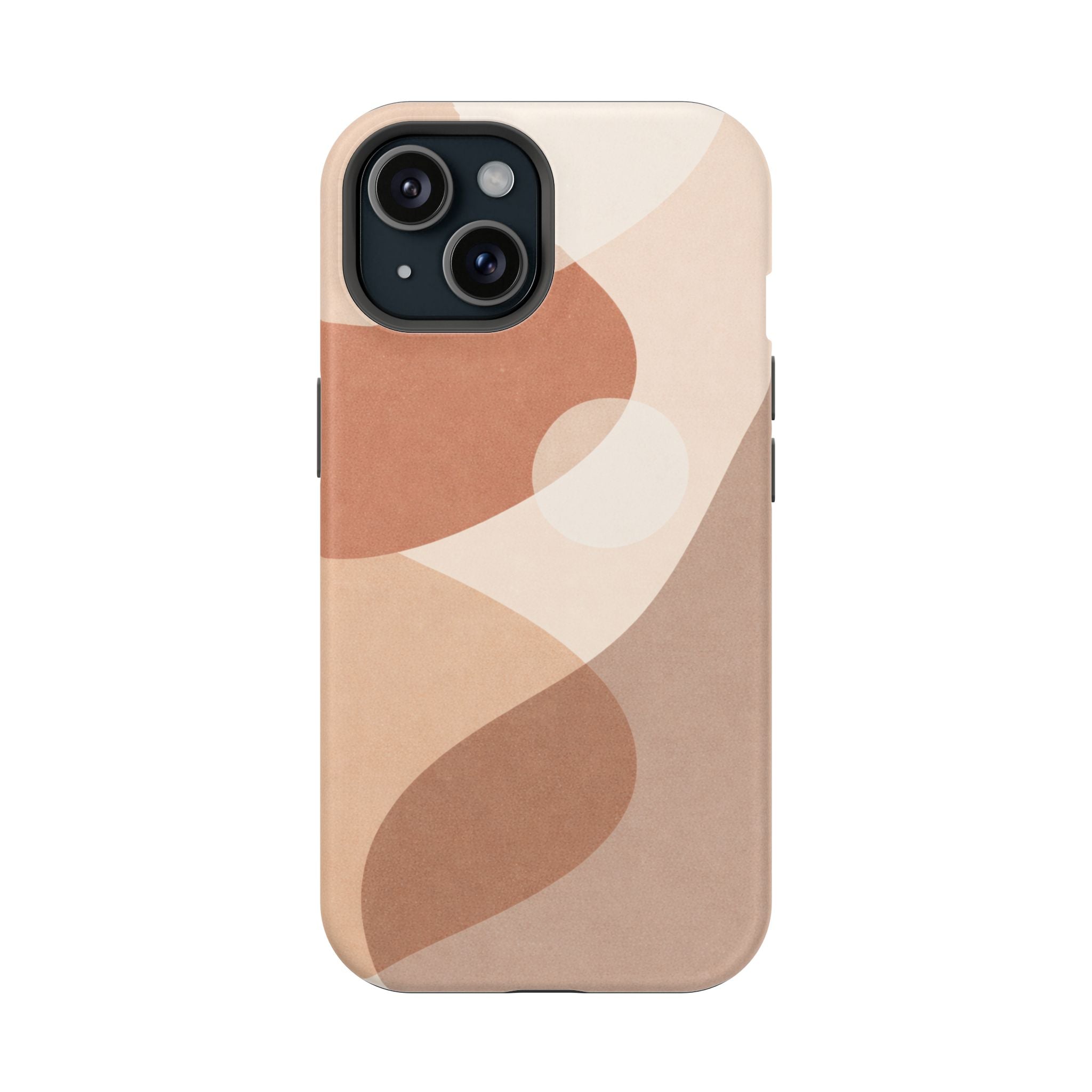 Abstract Earth-Tone Magnetic Impact Phone Case
