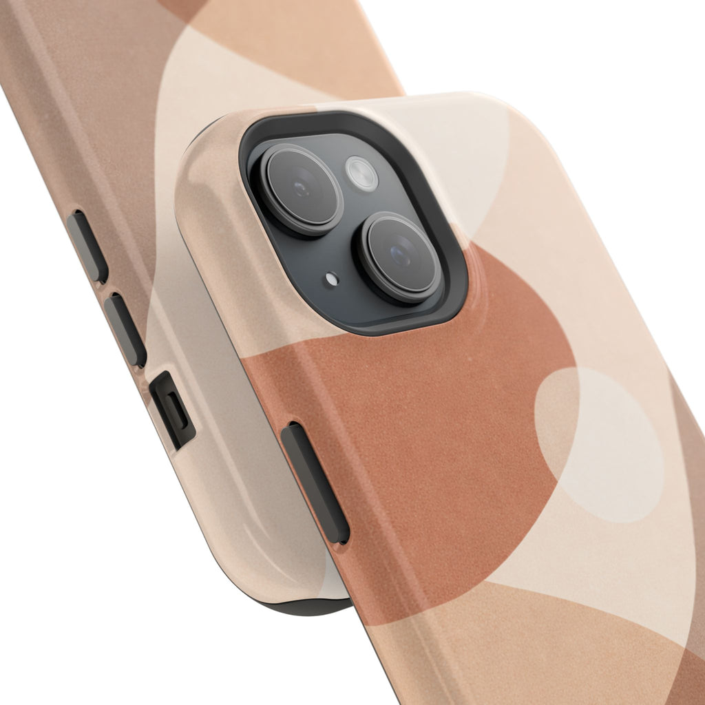 Abstract Earth-Tone Magnetic Impact Phone Case