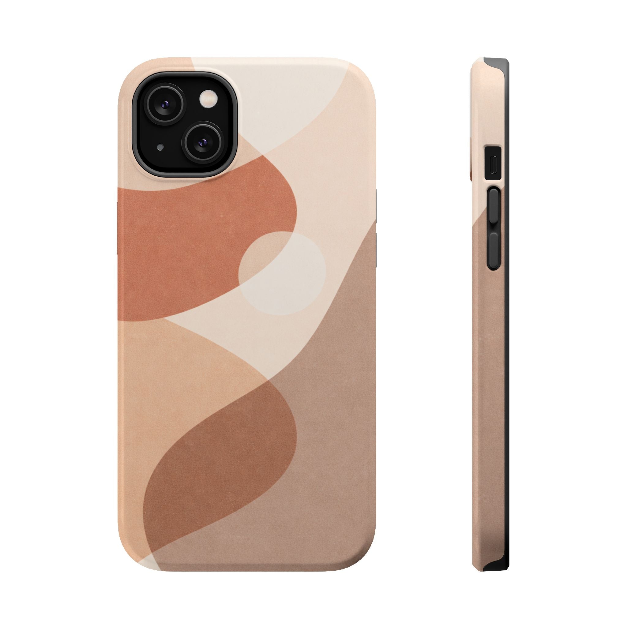 Abstract Earth-Tone Magnetic Impact Phone Case