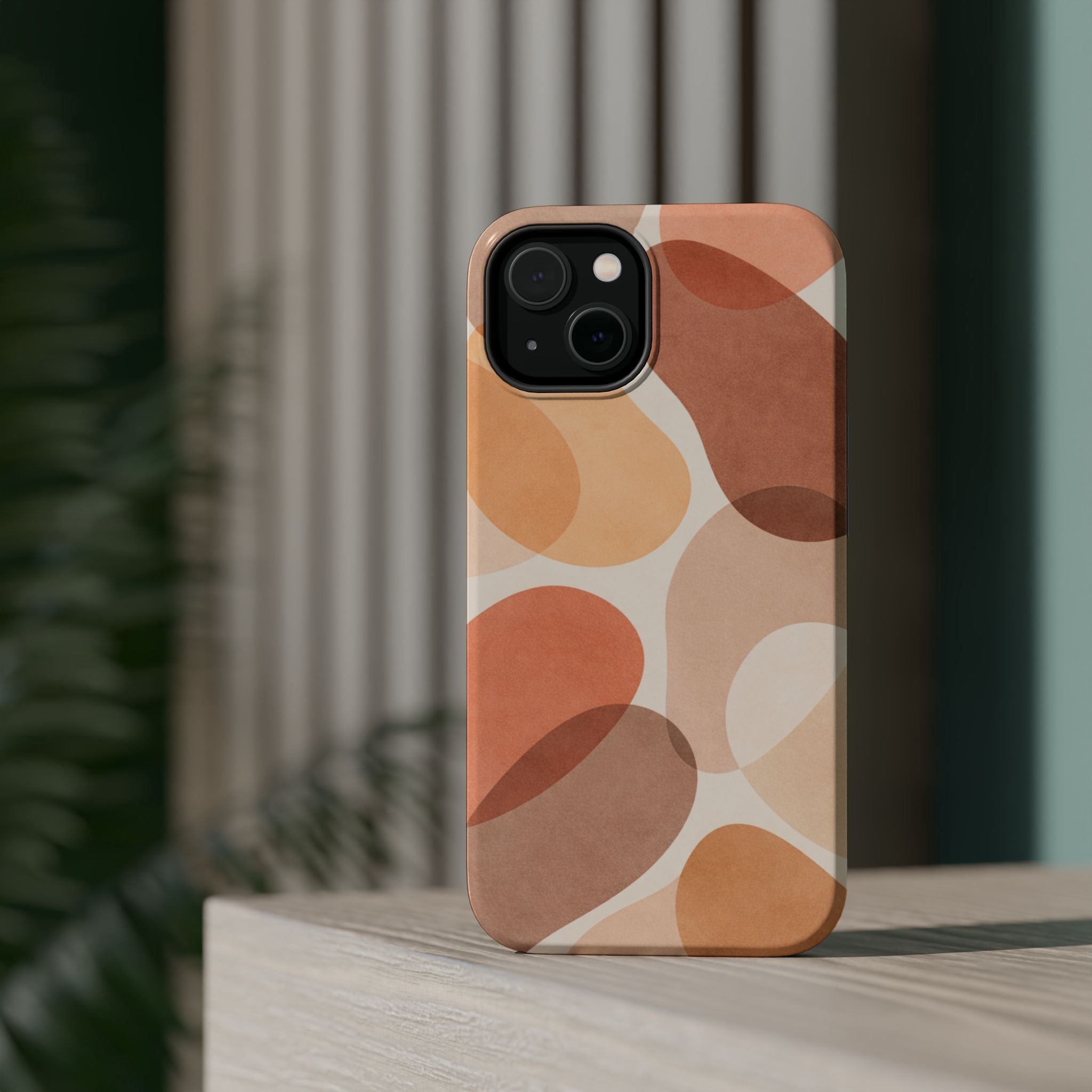 Abstract Terracotta Magnetic Impact Phone Case