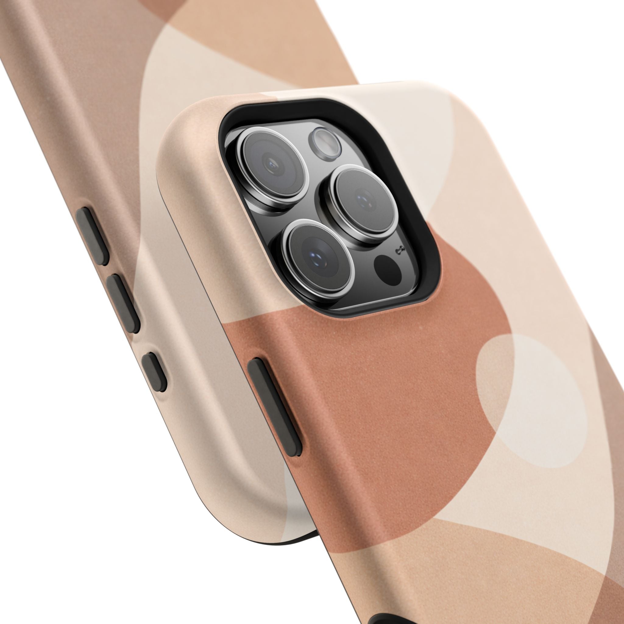 Abstract Earth-Tone Magnetic Impact Phone Case